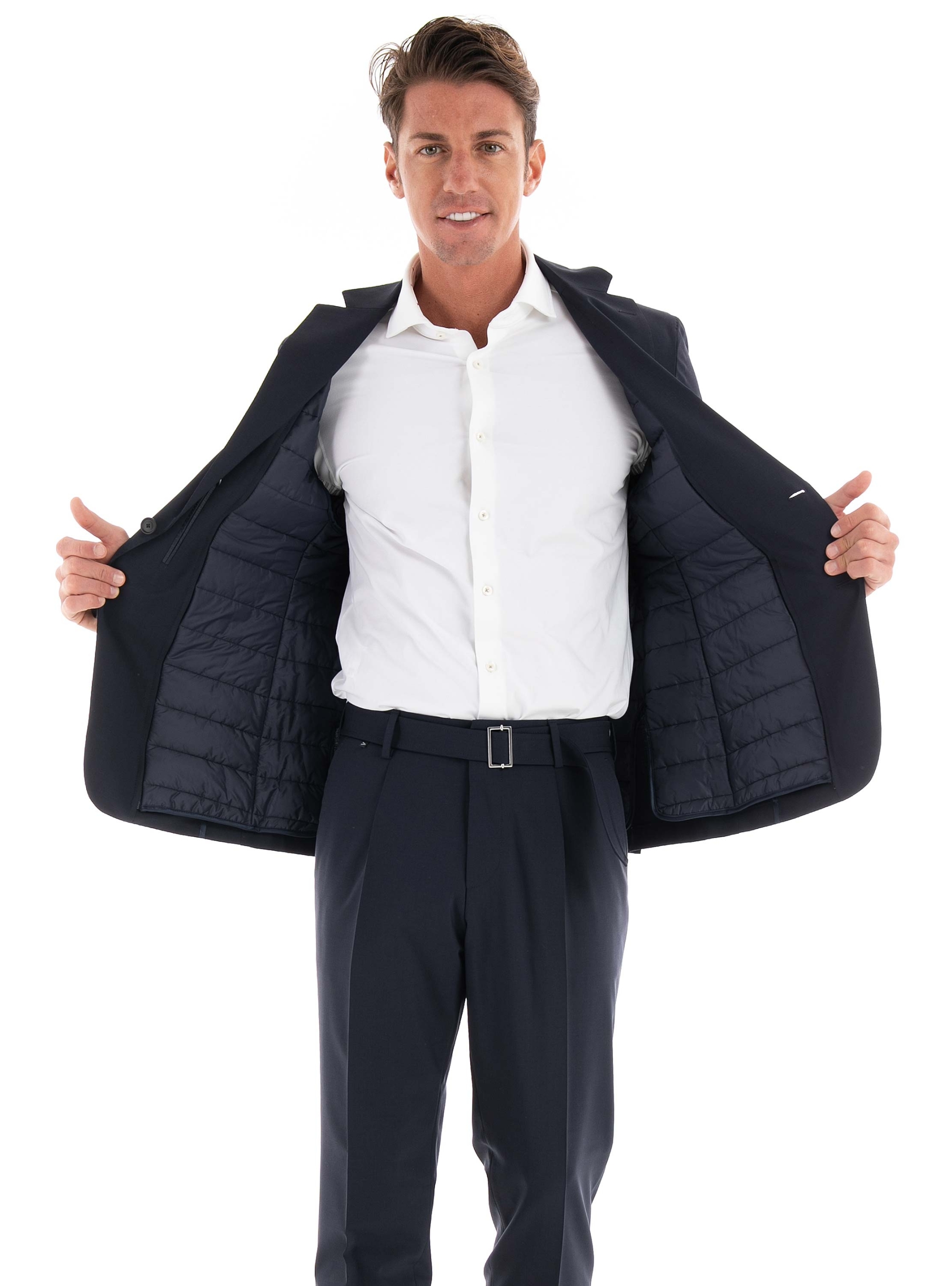 BOSS Slim Fit Blazer P-Hanry-Inpad-233 - Dark Blue