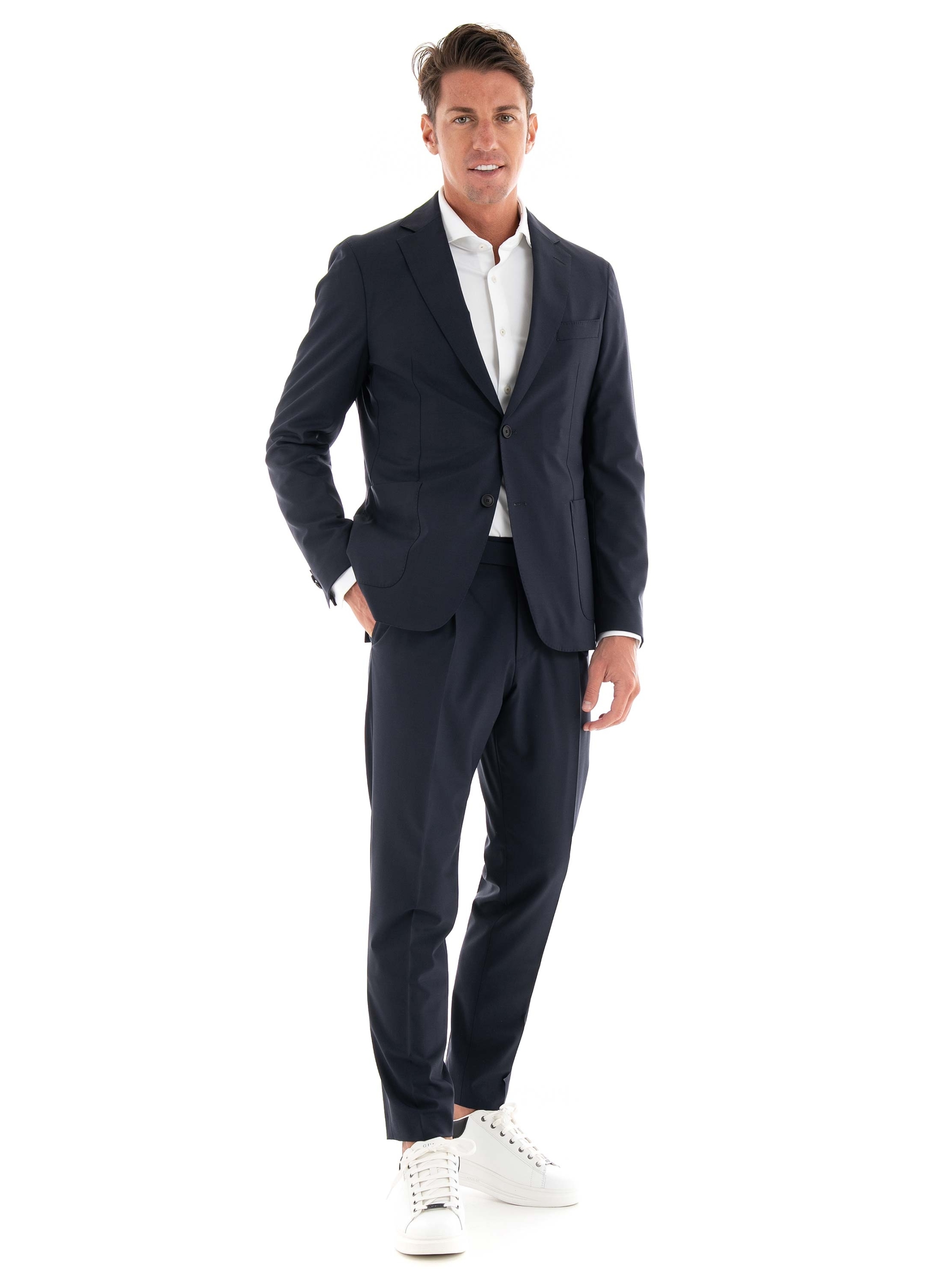 BOSS Slim Fit Blazer P-Hanry-Inpad-233 - Dark Blue