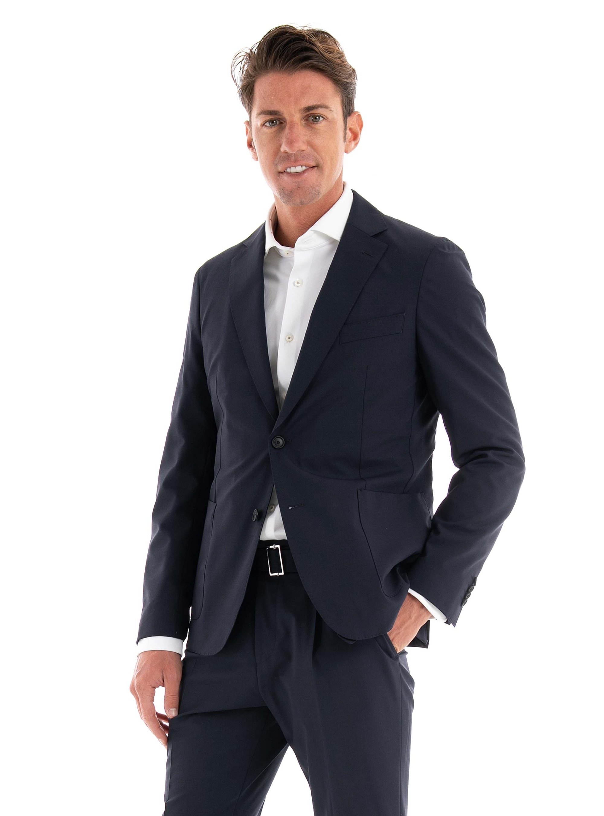 BOSS Slim Fit Blazer P-Hanry-Inpad-233 - Dark Blue