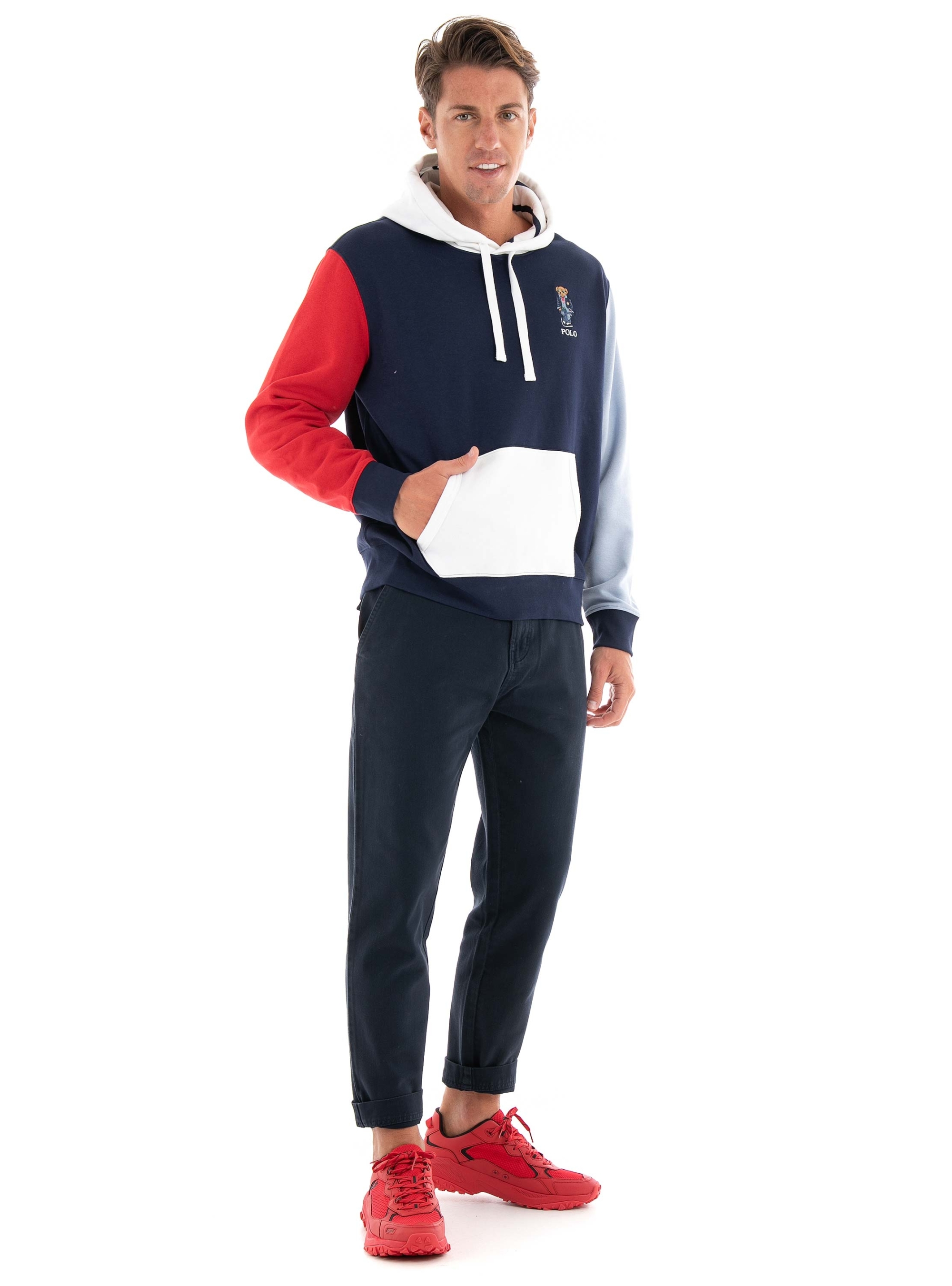 HUGO Tapered Fit Regular Rise Chinos Zeebo233D - Dark Blue