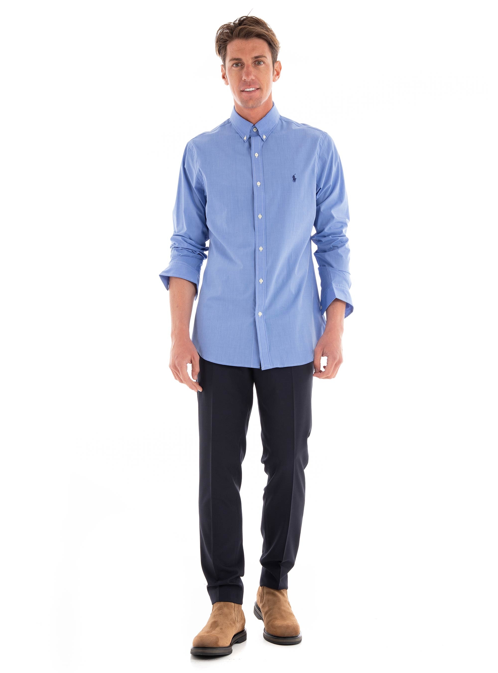 BOSS Slim Fit Trousers H-Genius-224 - Dark Blue