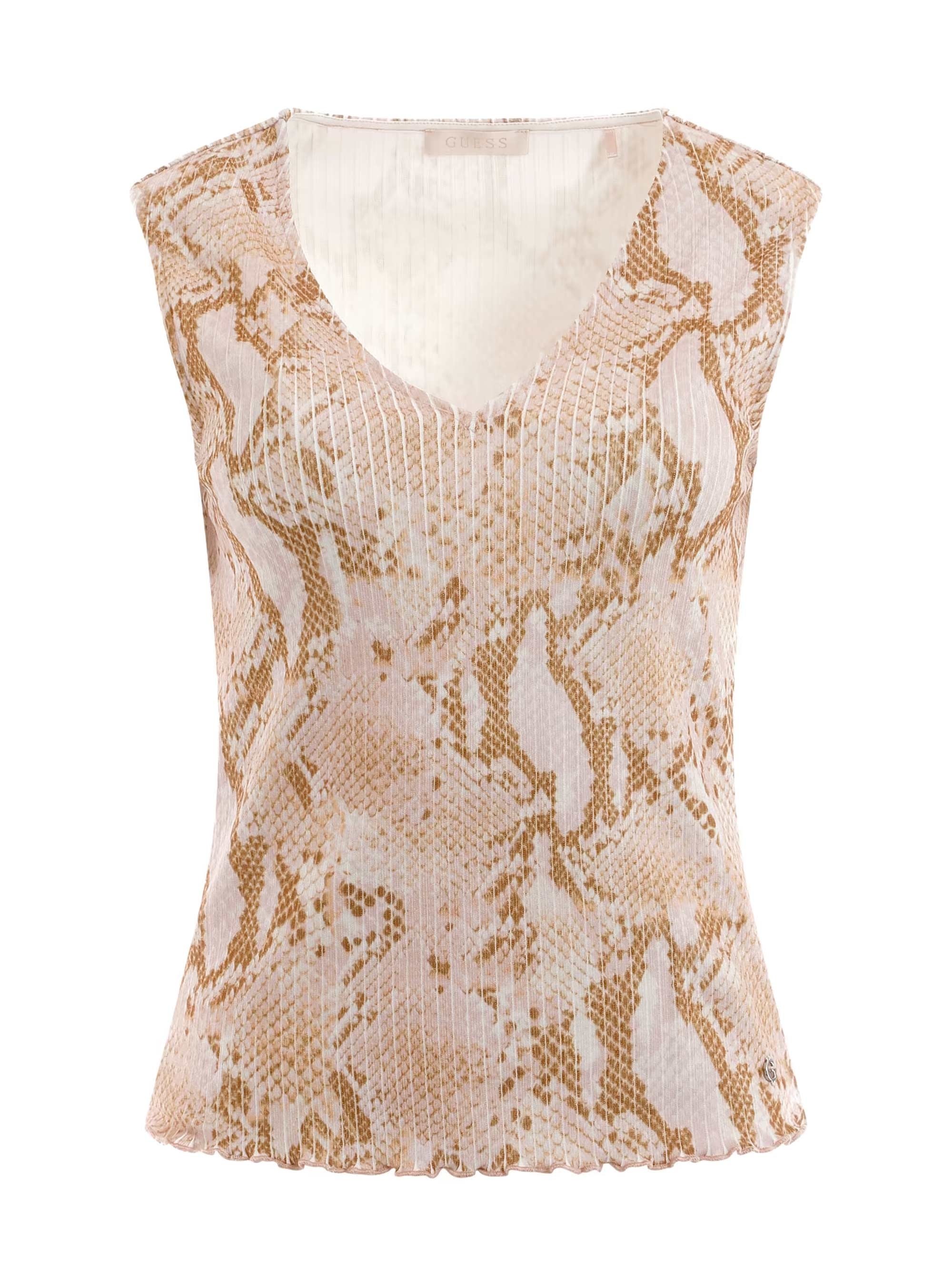 Guess Sabrina Snake Print Tank Top - Multi Colors