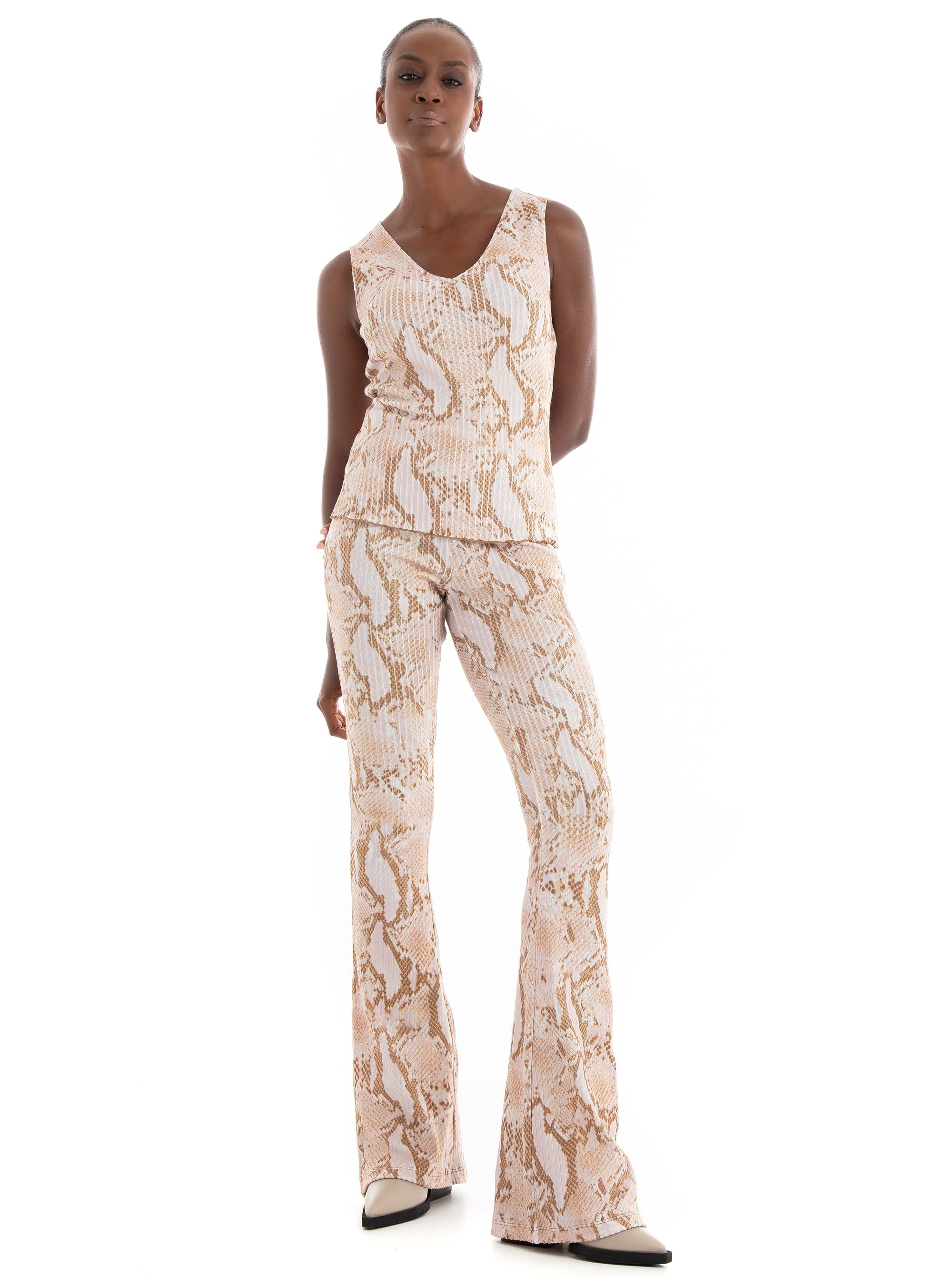 Guess Sabrina Snake Print Tank Top - Multi Colors