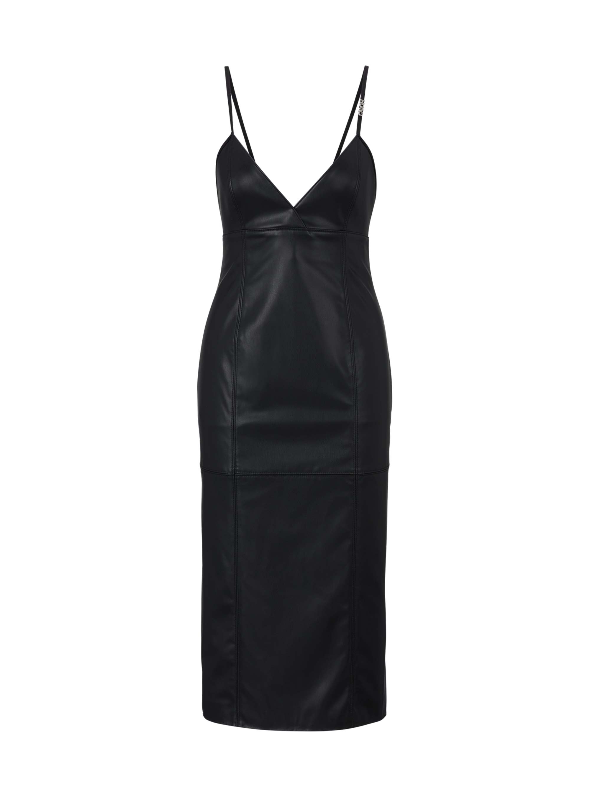 HUGO Regular Fit Faux Leather Dress Kabarelle-1 - Black