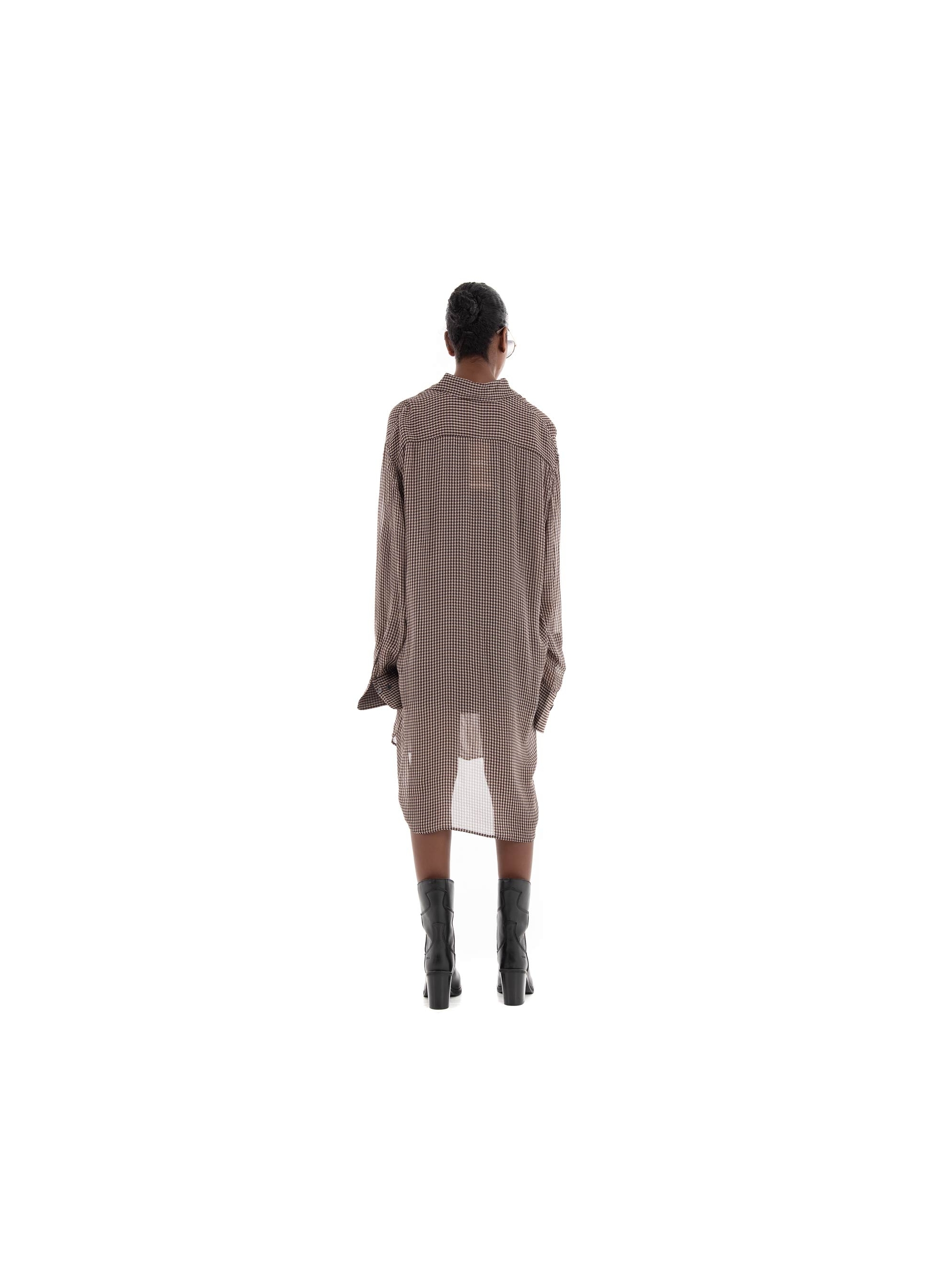 BOSS Relaxed Fit Long Shirt/Dress Bareid_1 - Multi Colors