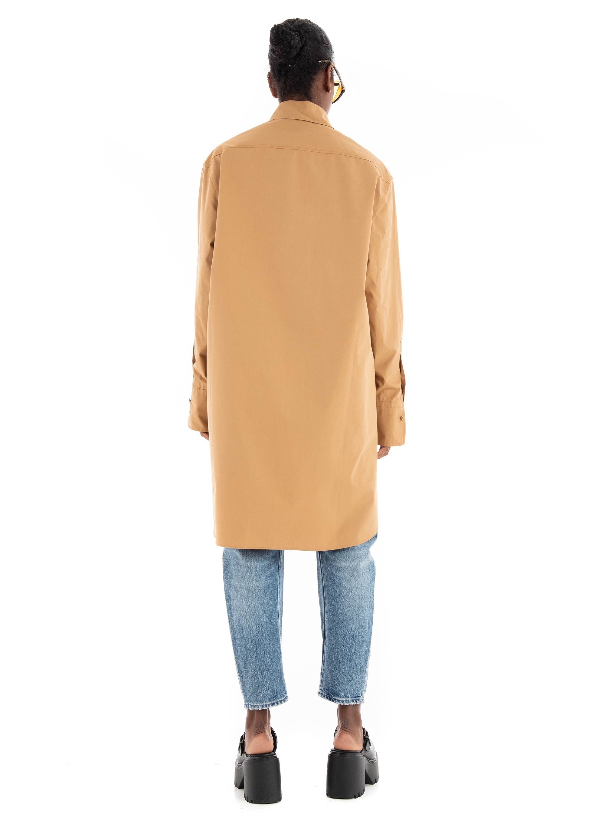 BOSS Long Shirt/Dress Bareid - Beige