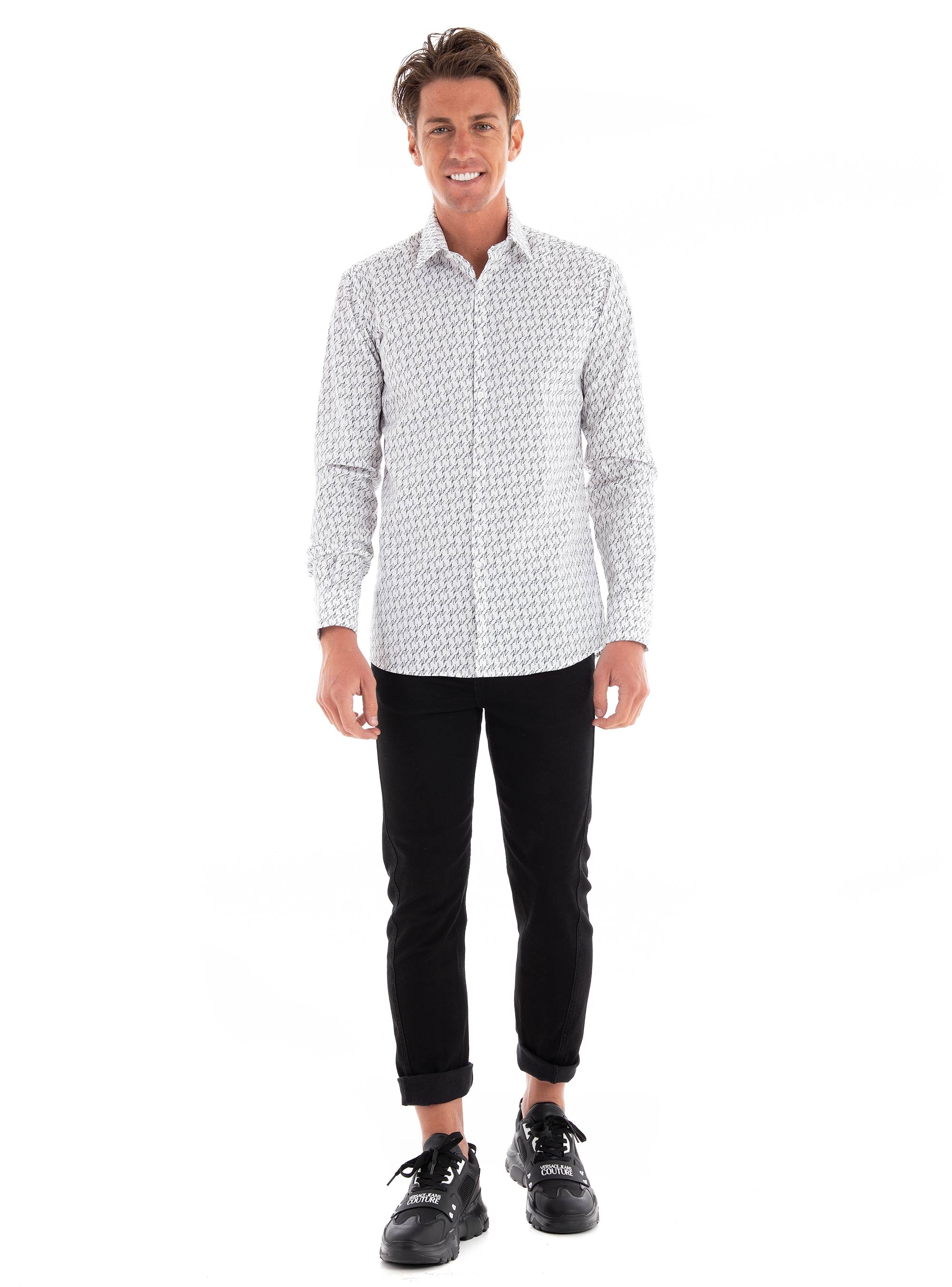 Karl Lagerfeld Slim Fit Shirt - White