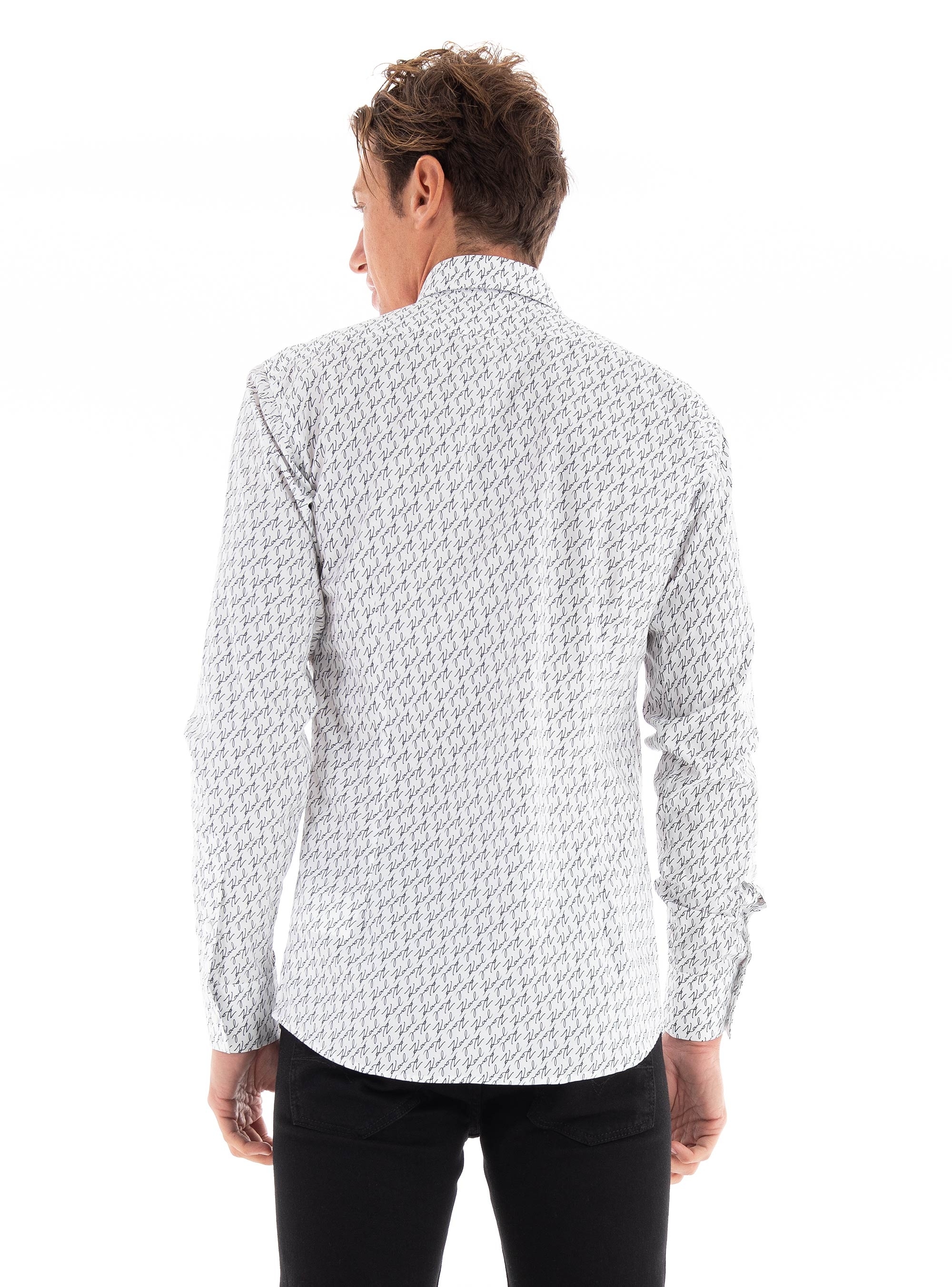 Karl Lagerfeld Slim Fit Shirt - White