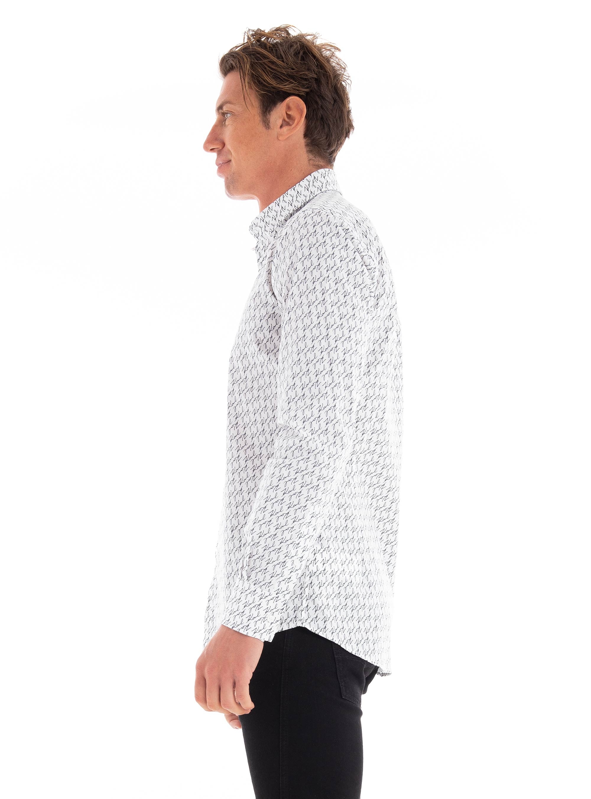 Karl Lagerfeld Slim Fit Shirt - White