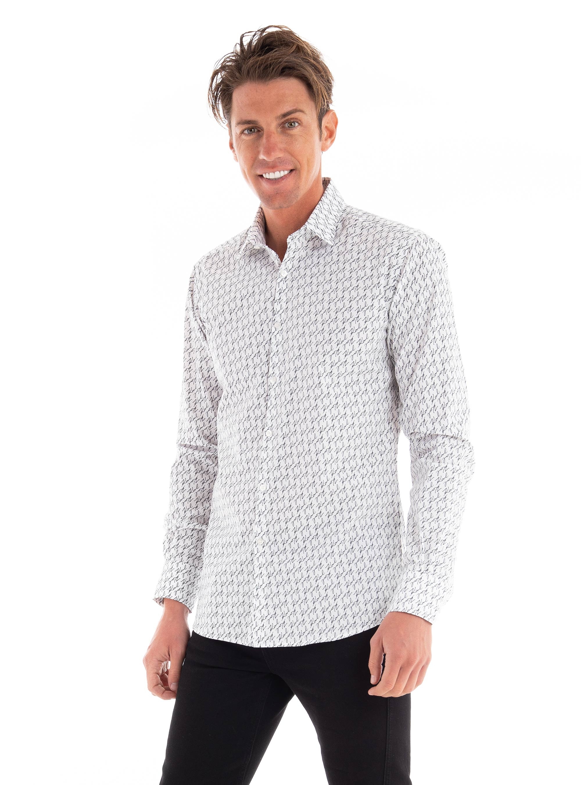 Karl Lagerfeld Slim Fit Shirt - White