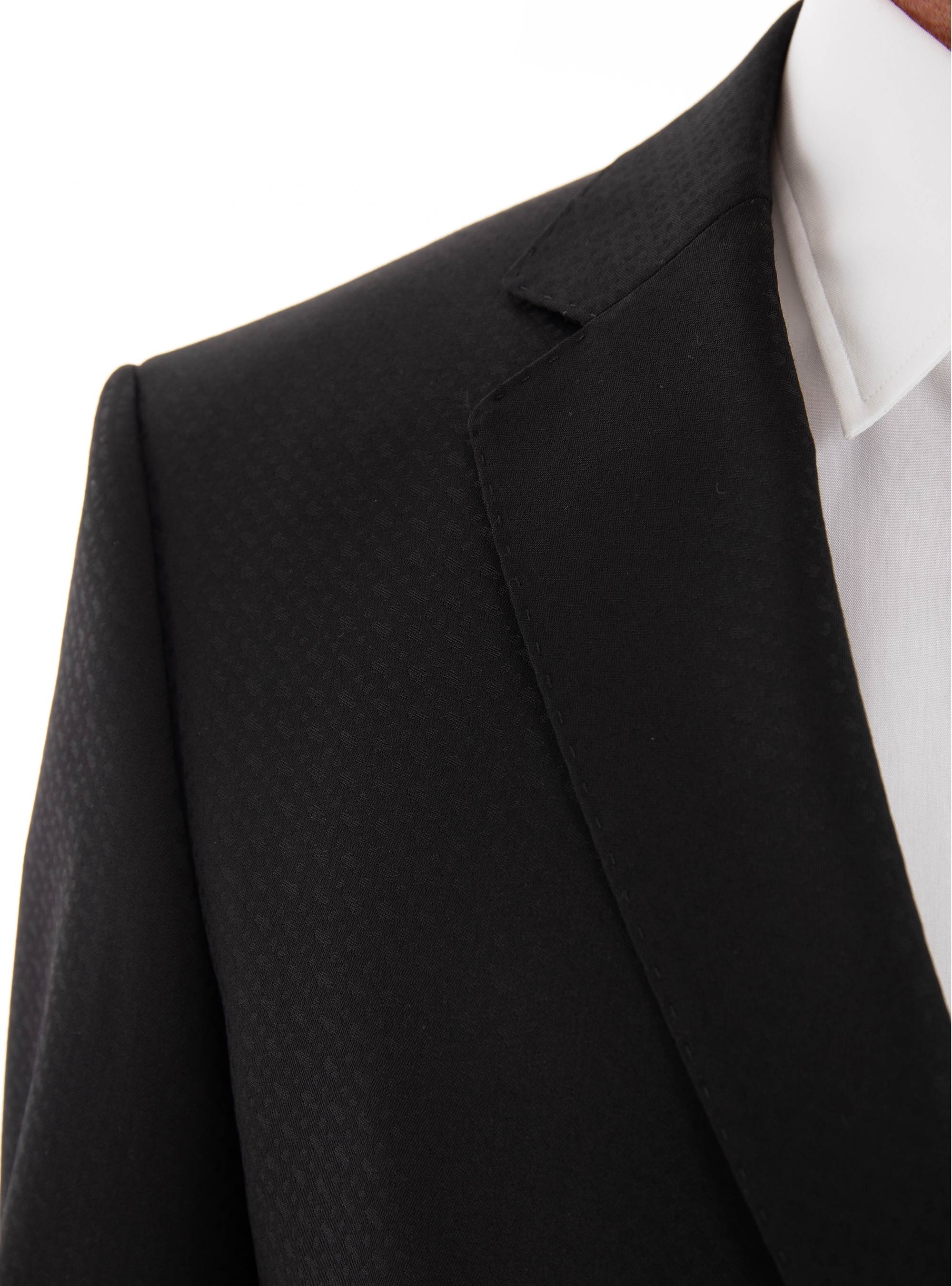 BOSS Slim Fit Suit H-Huge-2Pcs-224 - Black
