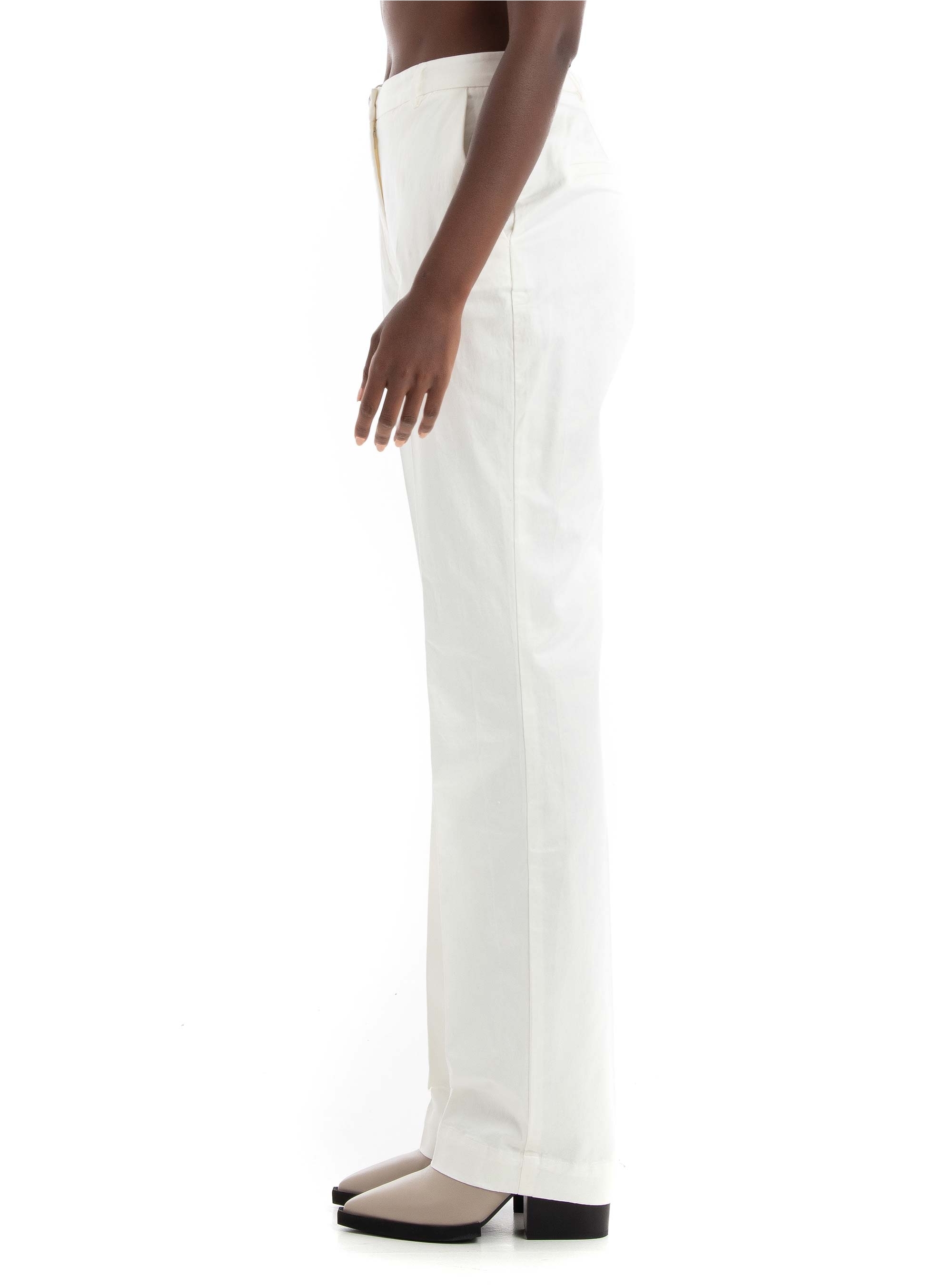 Guess Zoe Straight Leg Pants - Cream