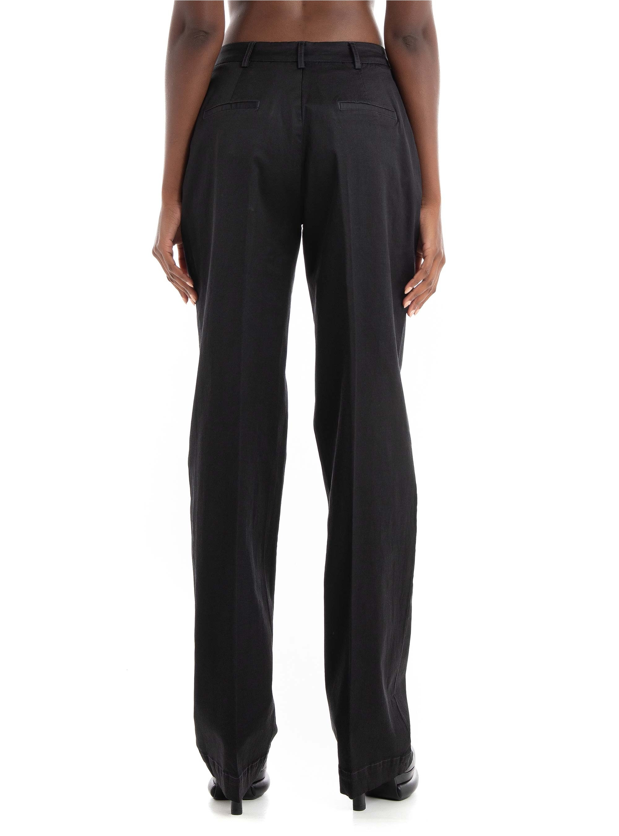 Guess Zoe Straight Leg Pants - Jet Black