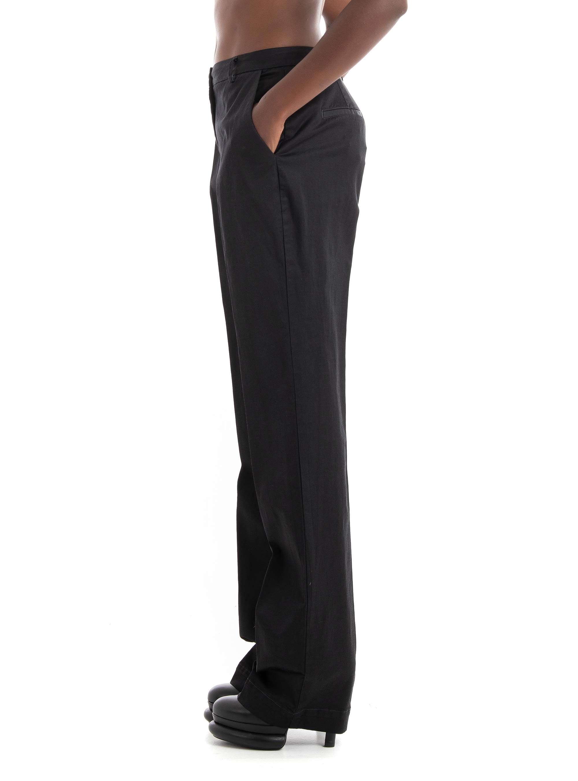 Guess Zoe Straight Leg Pants - Jet Black