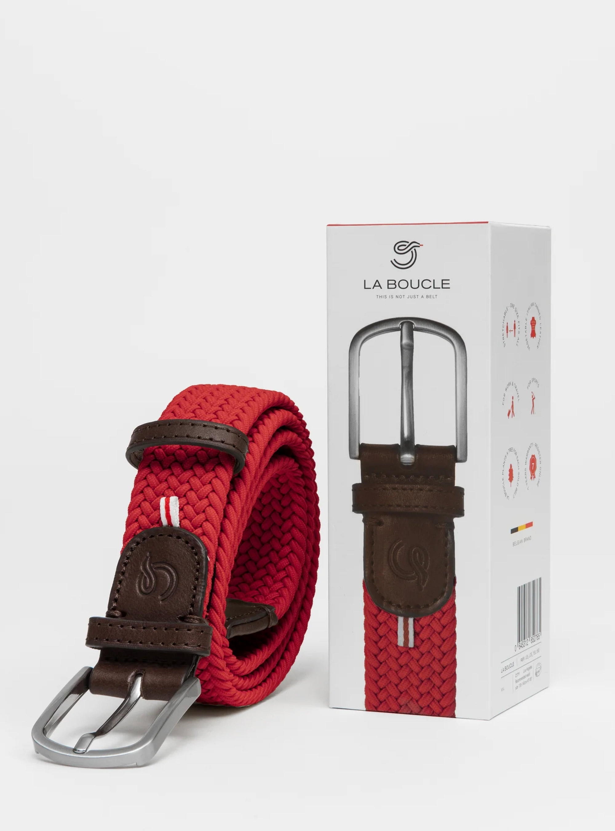 La Boucle Brussels Belt - Red