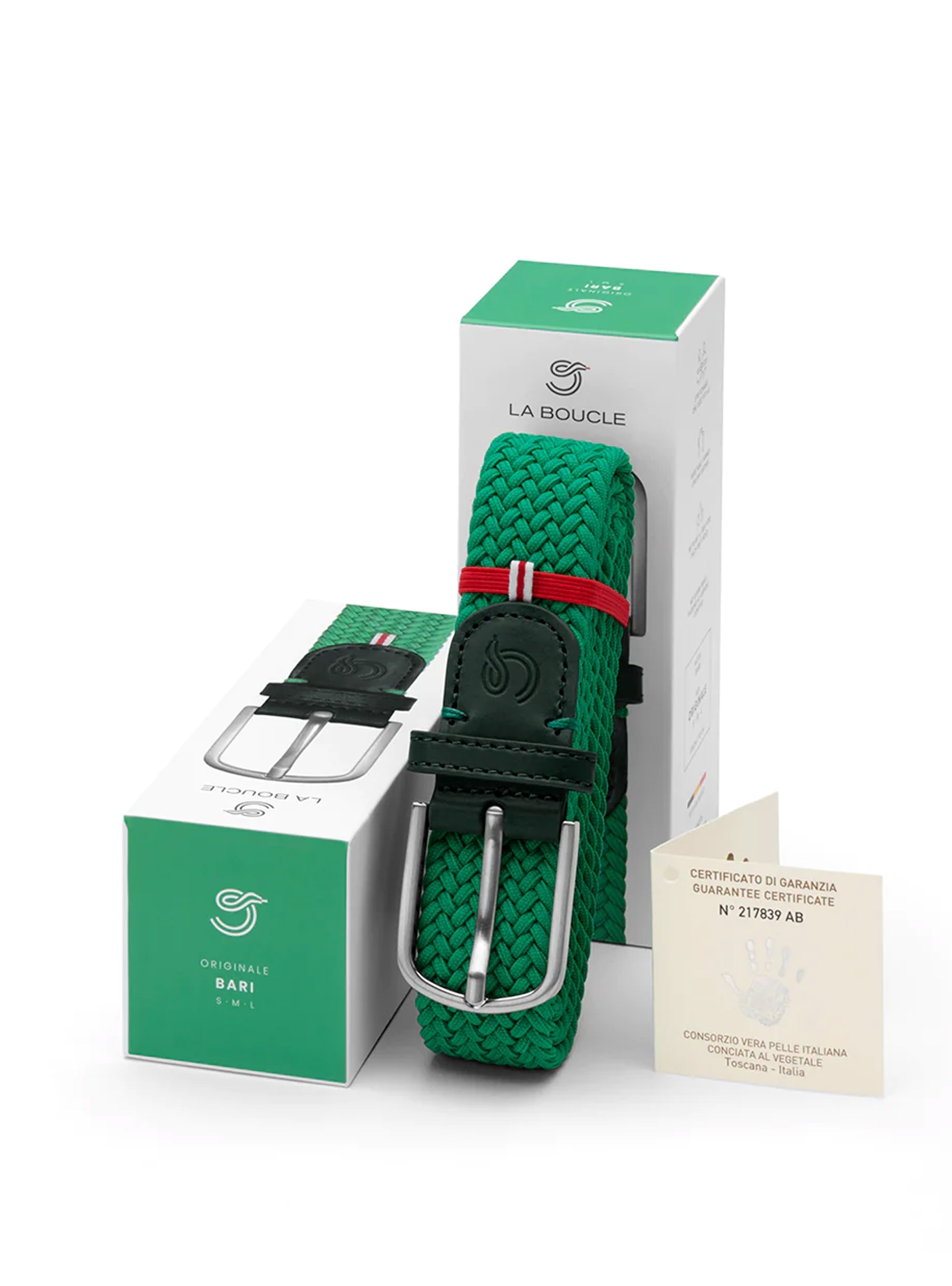 La Boucle Bari Belt - Green