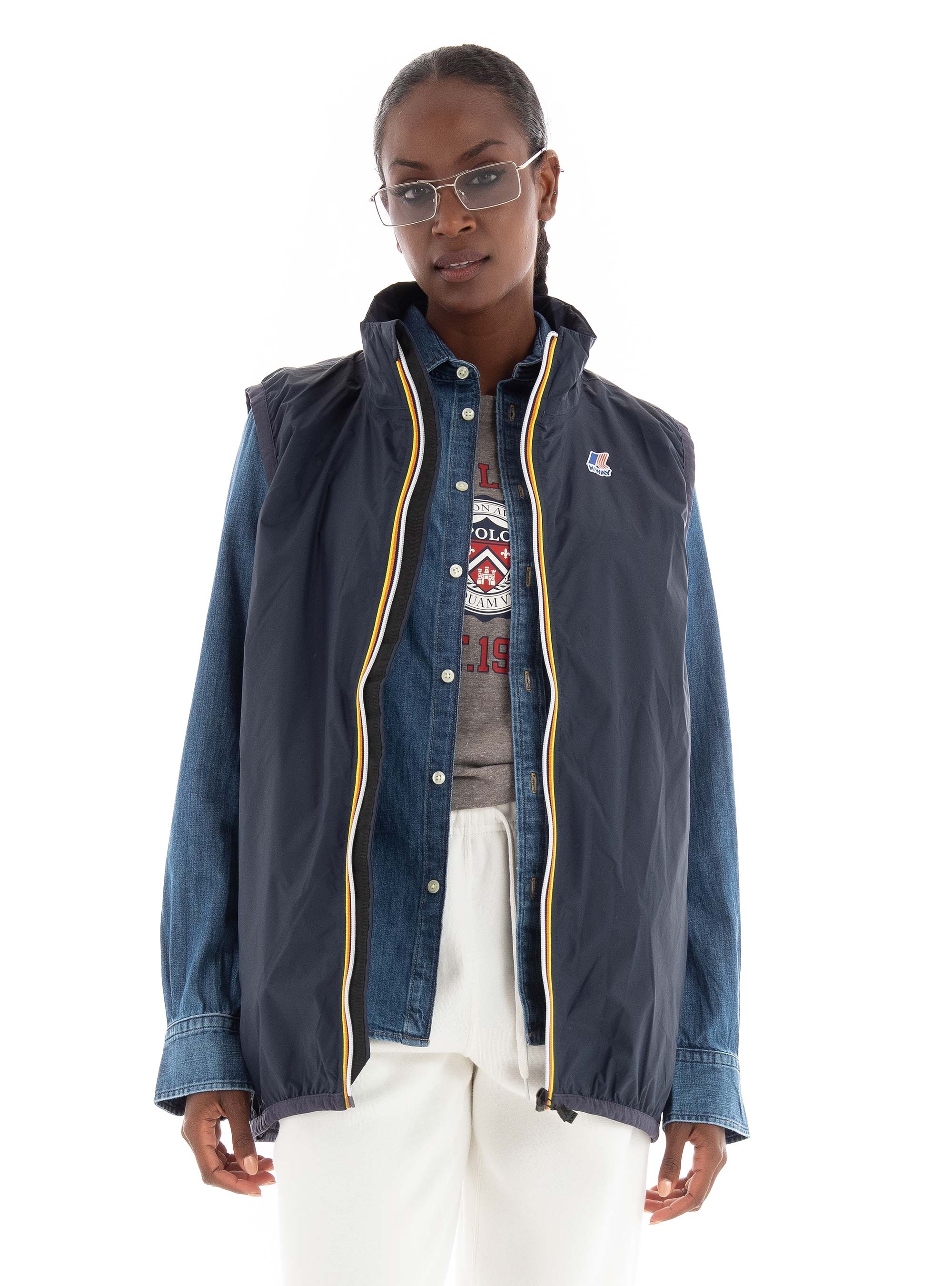 K-Way Le Vrai 3.0 Rouland Warm Vest - Dark Blue