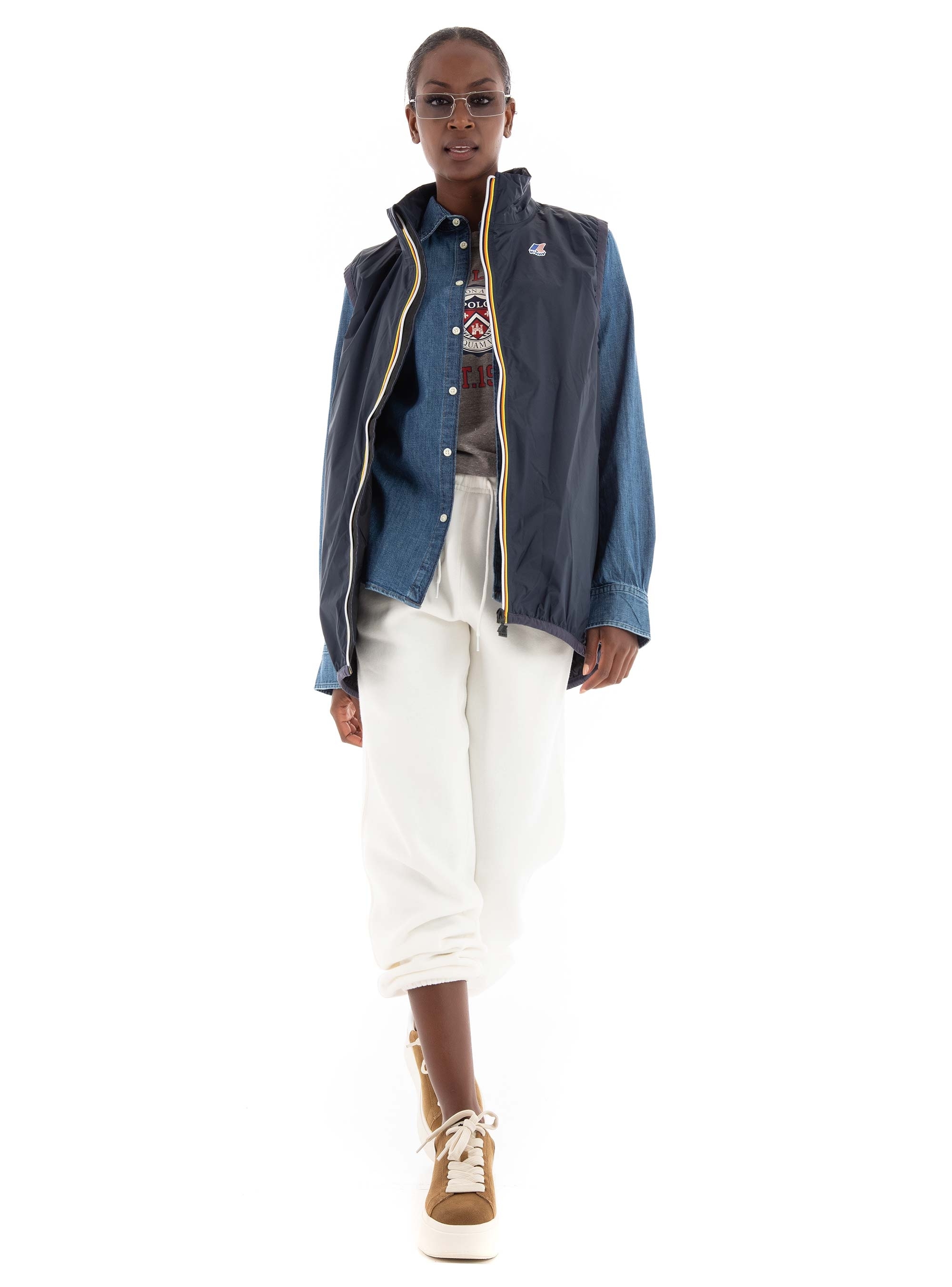 K-Way Le Vrai 3.0 Rouland Warm Vest - Dark Blue