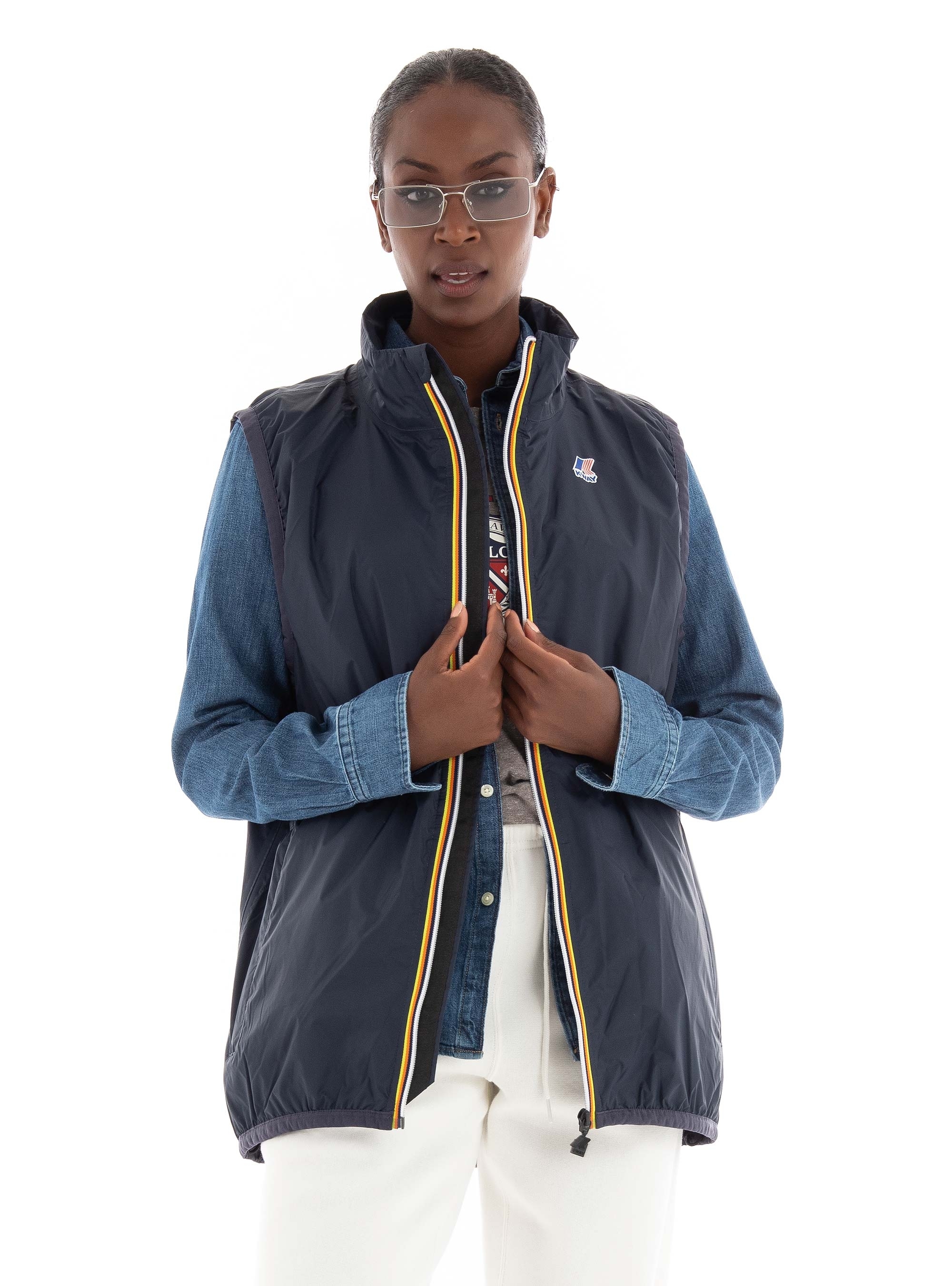 K-Way Le Vrai 3.0 Rouland Warm Vest - Dark Blue