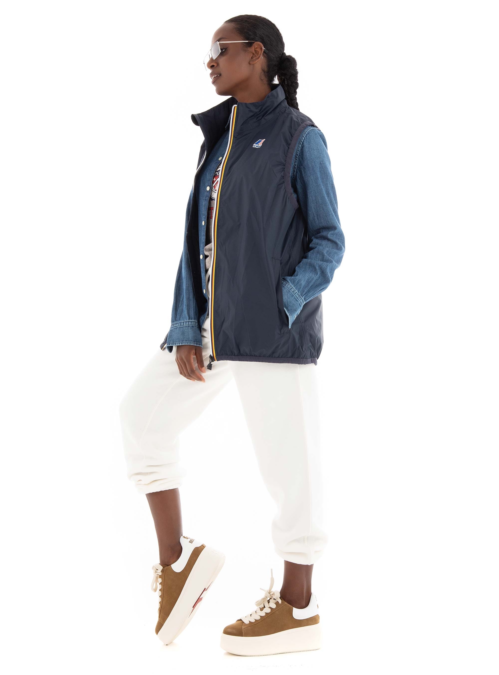 K-Way Le Vrai 3.0 Rouland Warm Vest - Dark Blue