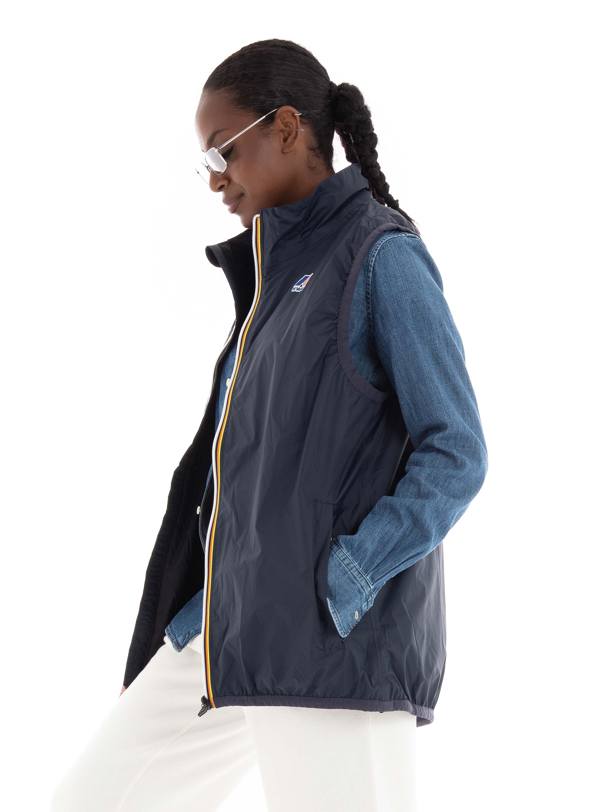 K-Way Le Vrai 3.0 Rouland Warm Vest - Dark Blue