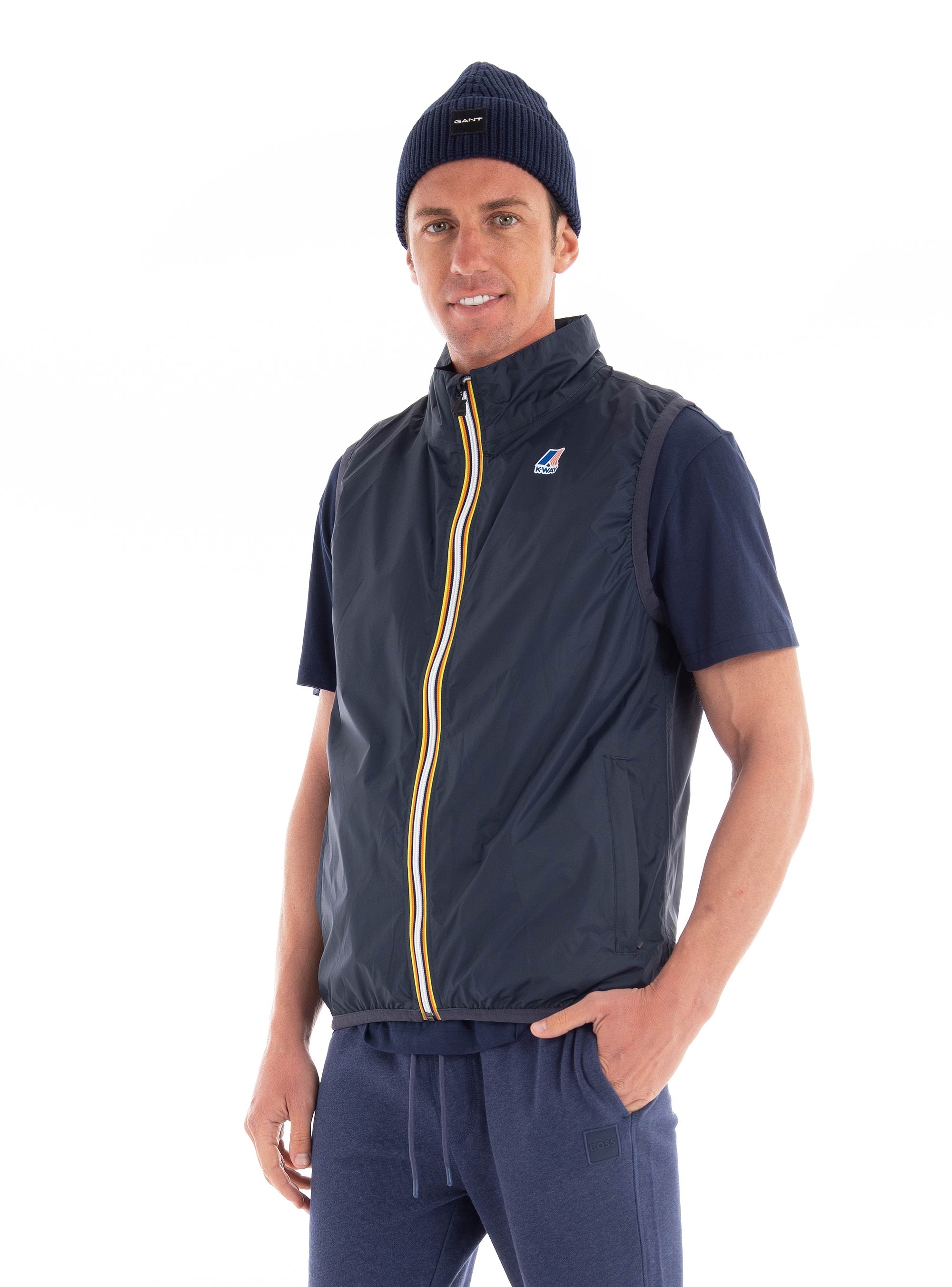 K-Way Le Vrai 3.0 Rouland Warm Vest - Dark Blue