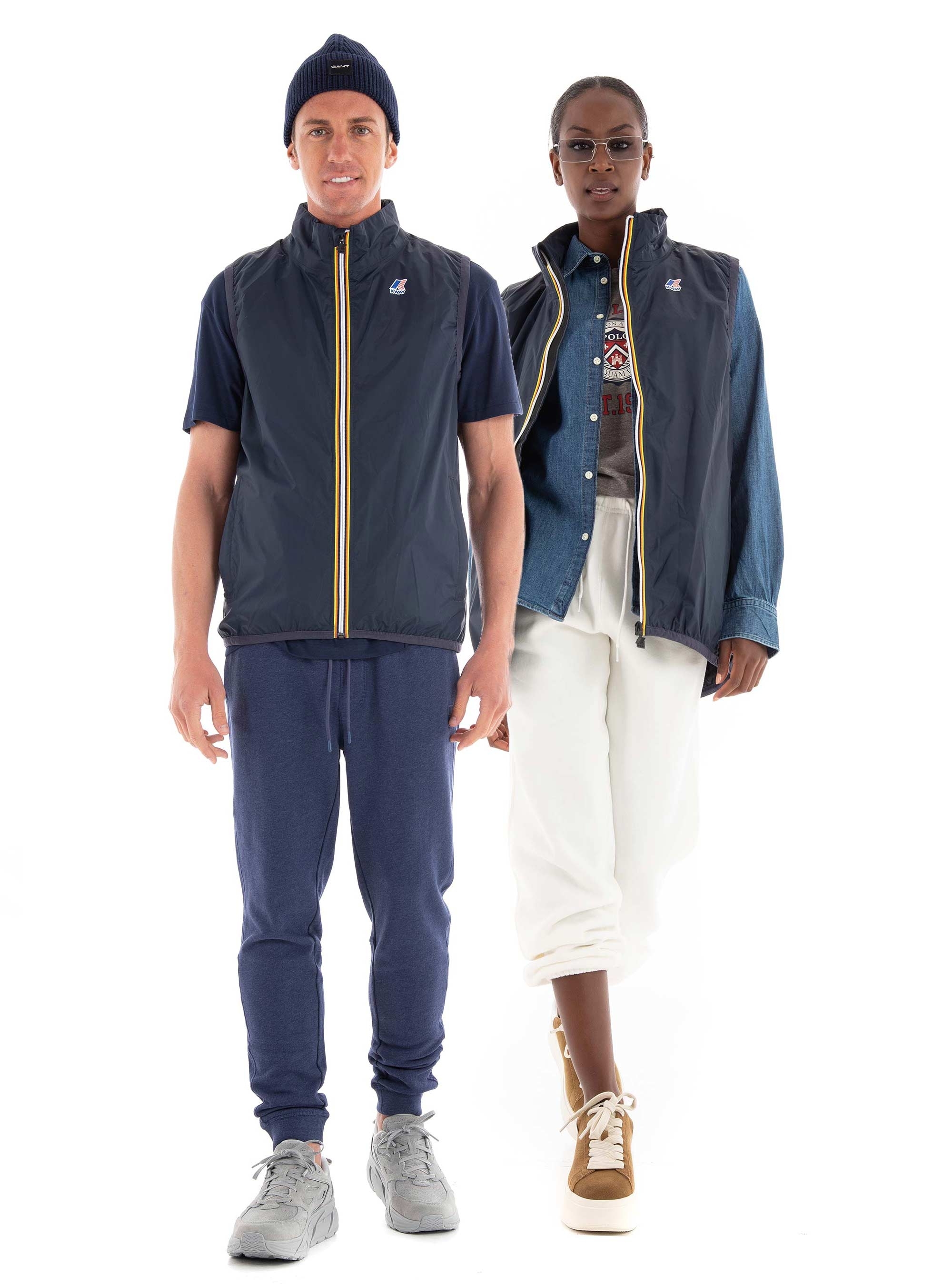 K-Way Le Vrai 3.0 Rouland Warm Vest - Dark Blue