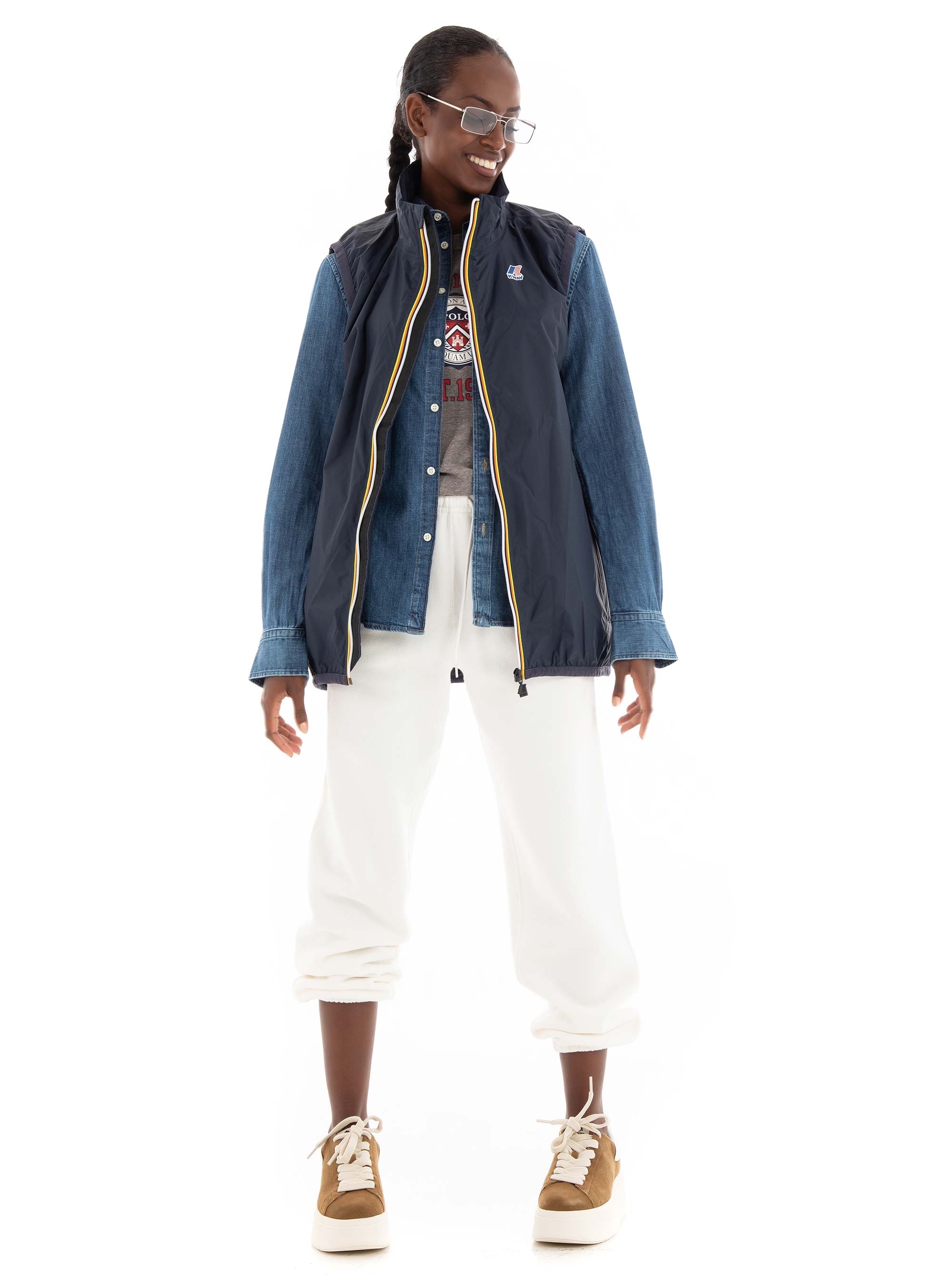 K-Way Le Vrai 3.0 Rouland Warm Vest - Dark Blue