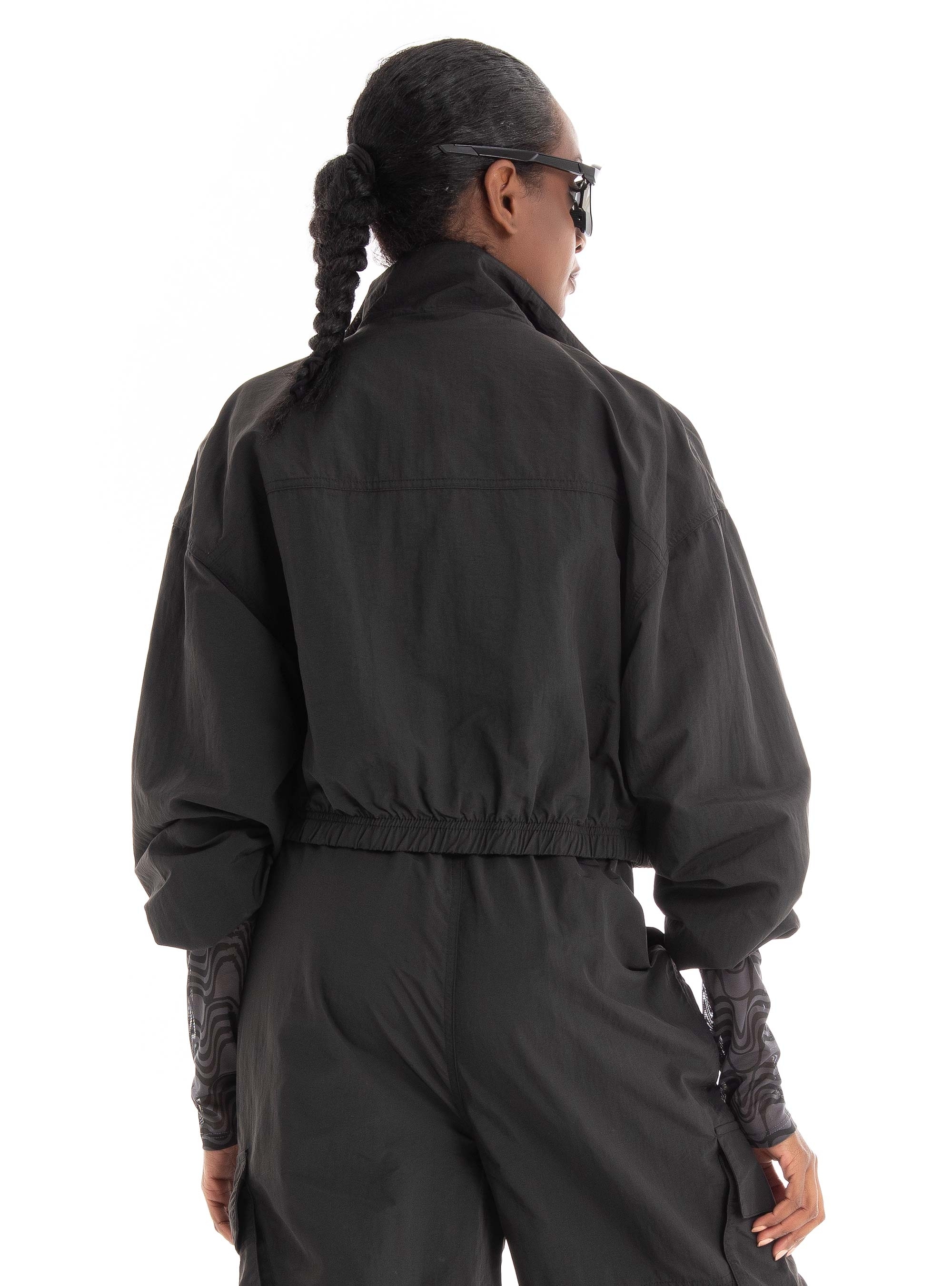 Puma Dare To Cropped Woven Jacket - Black