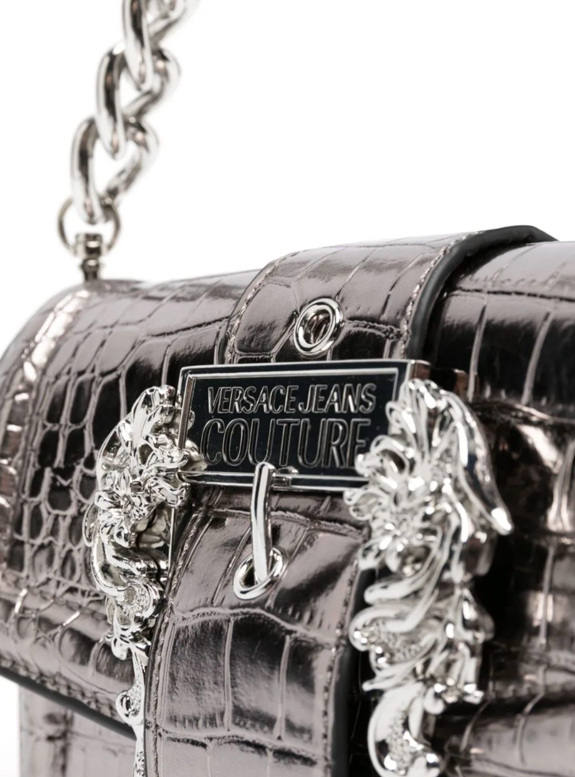 Versace Jeans Couture Mini Crossbody Bag - Gunmetal