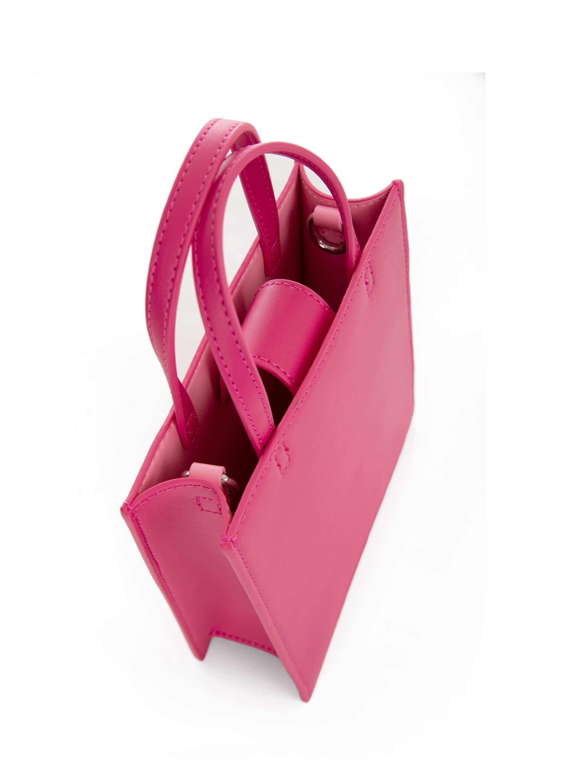 Versace Jeans Couture Institutional Logo Mini Crossbody Bag - Hot Pink