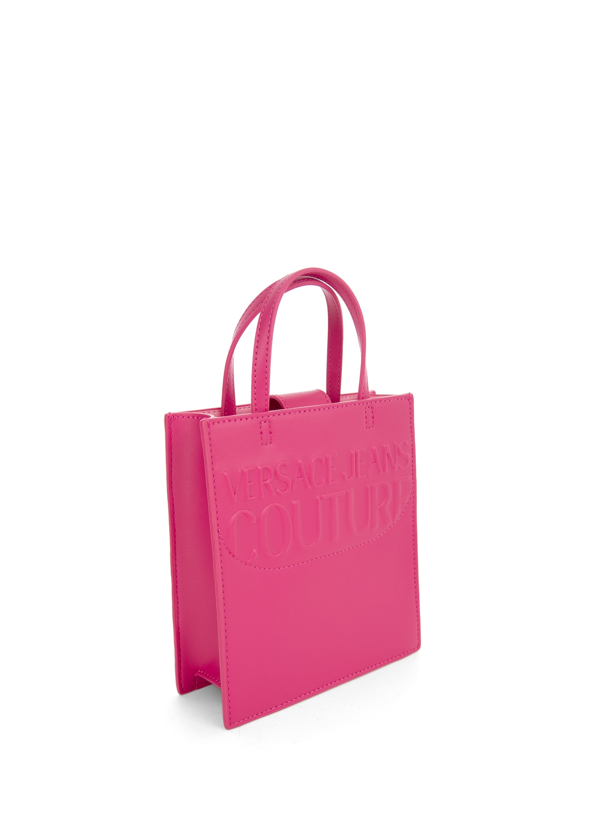 Versace Jeans Couture Institutional Logo Mini Crossbody Bag - Hot Pink