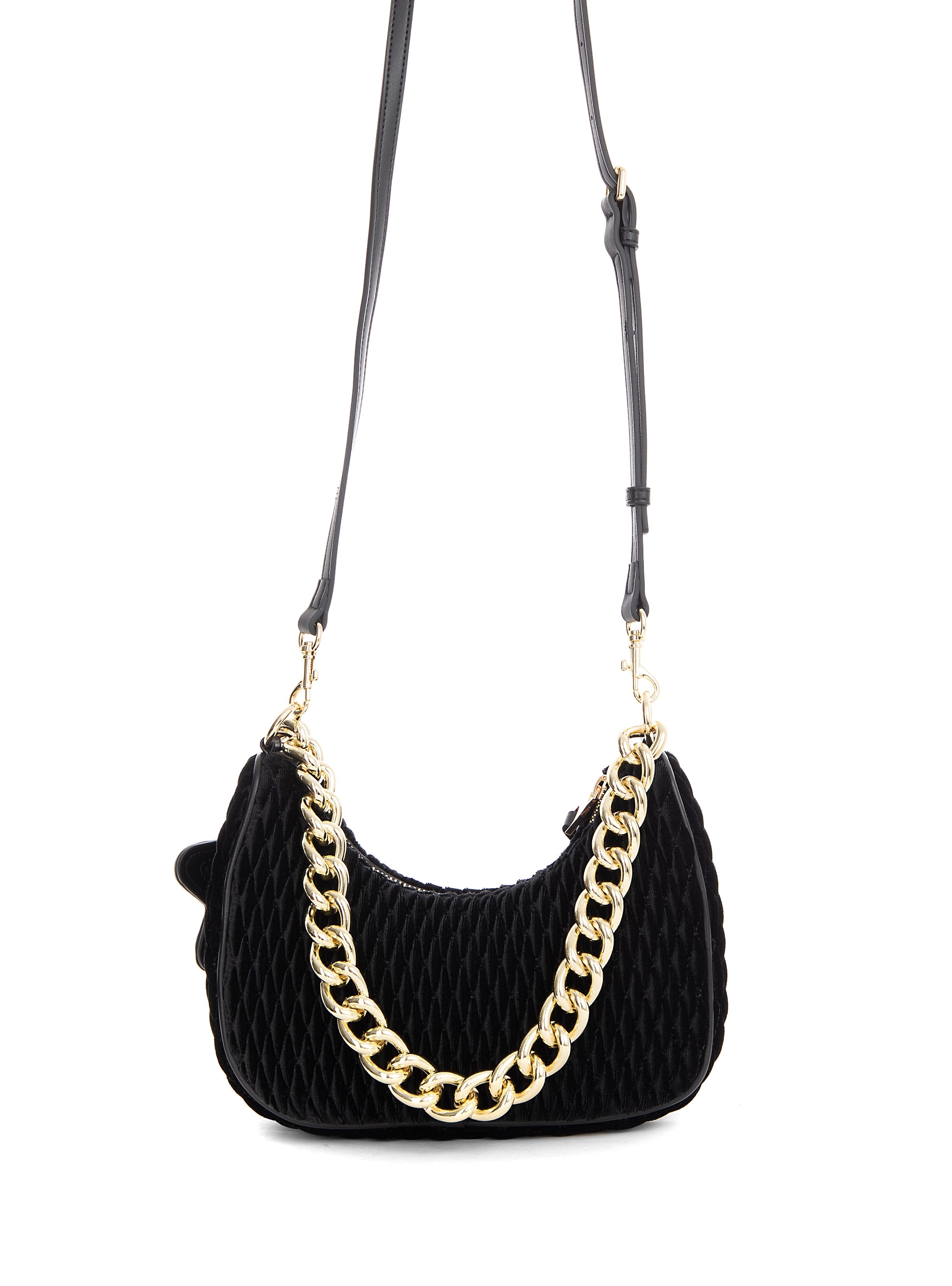 Versace Jeans Couture Crossbody Crunchy Bags - Black