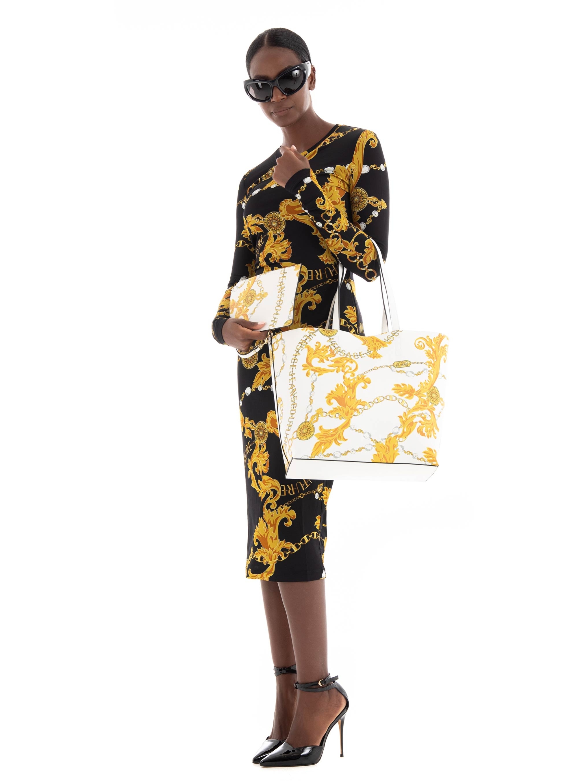 Versace Jeans Couture Reversible Shopper Bag - White