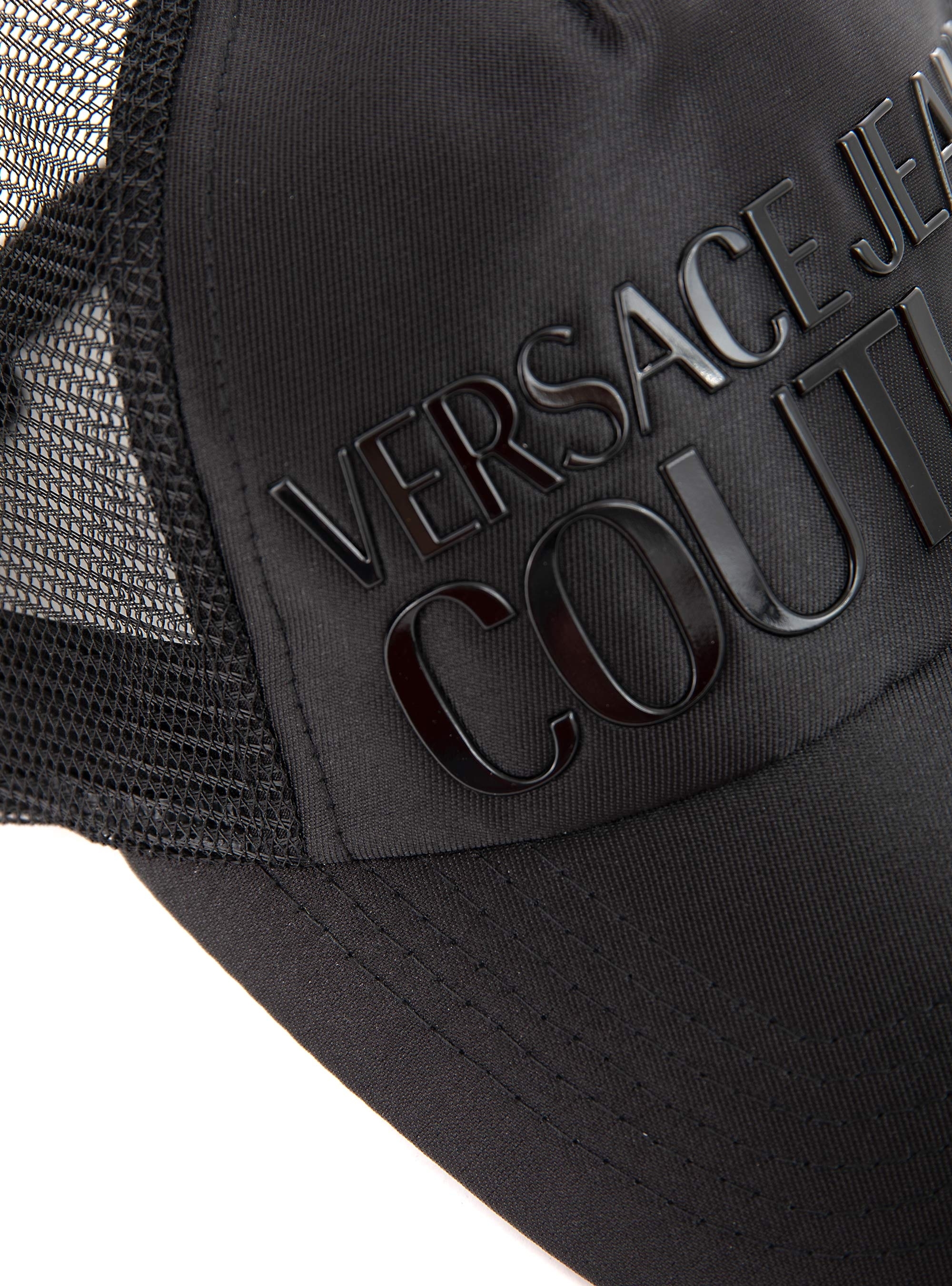 Versace Jeans Couture Baseball Cap With Pences - Black