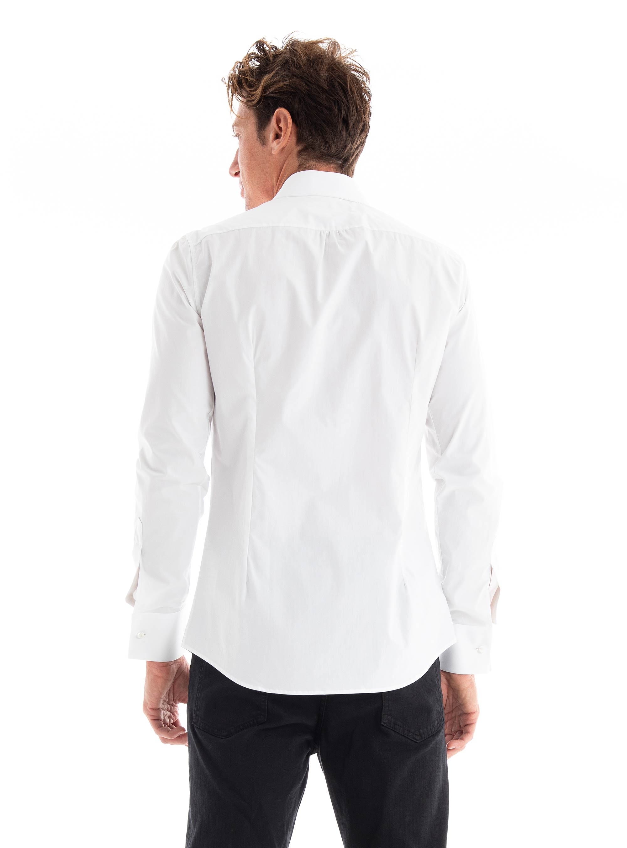 Dsquared2 Slim Fit Tux Shirt - White