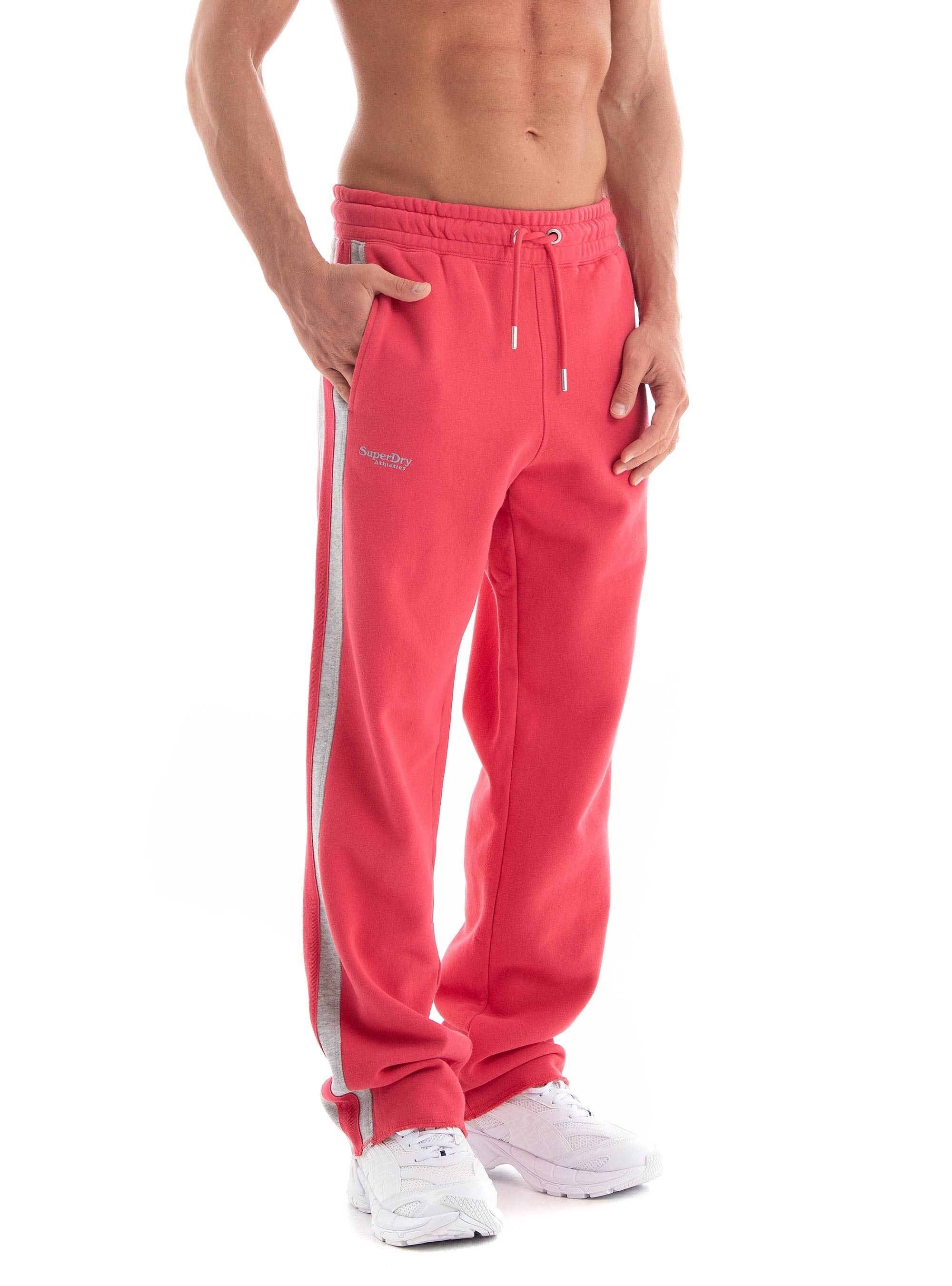 Superdry D2 Ovin Essential Straight Jogger Pants - Red