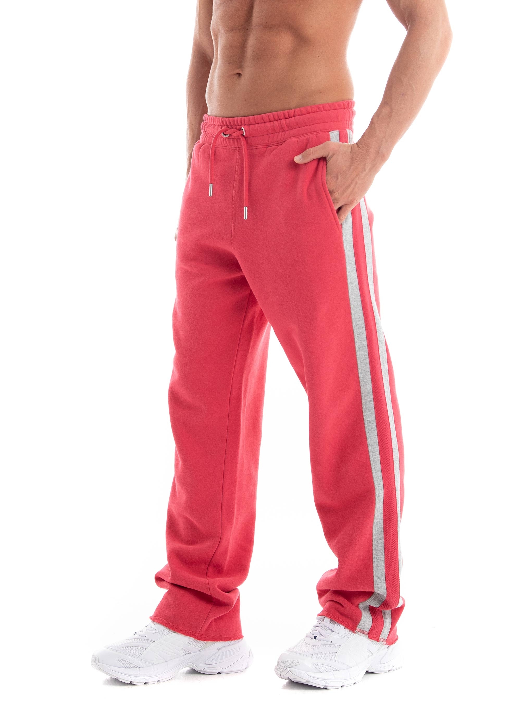 Superdry D2 Ovin Essential Straight Jogger Pants - Red