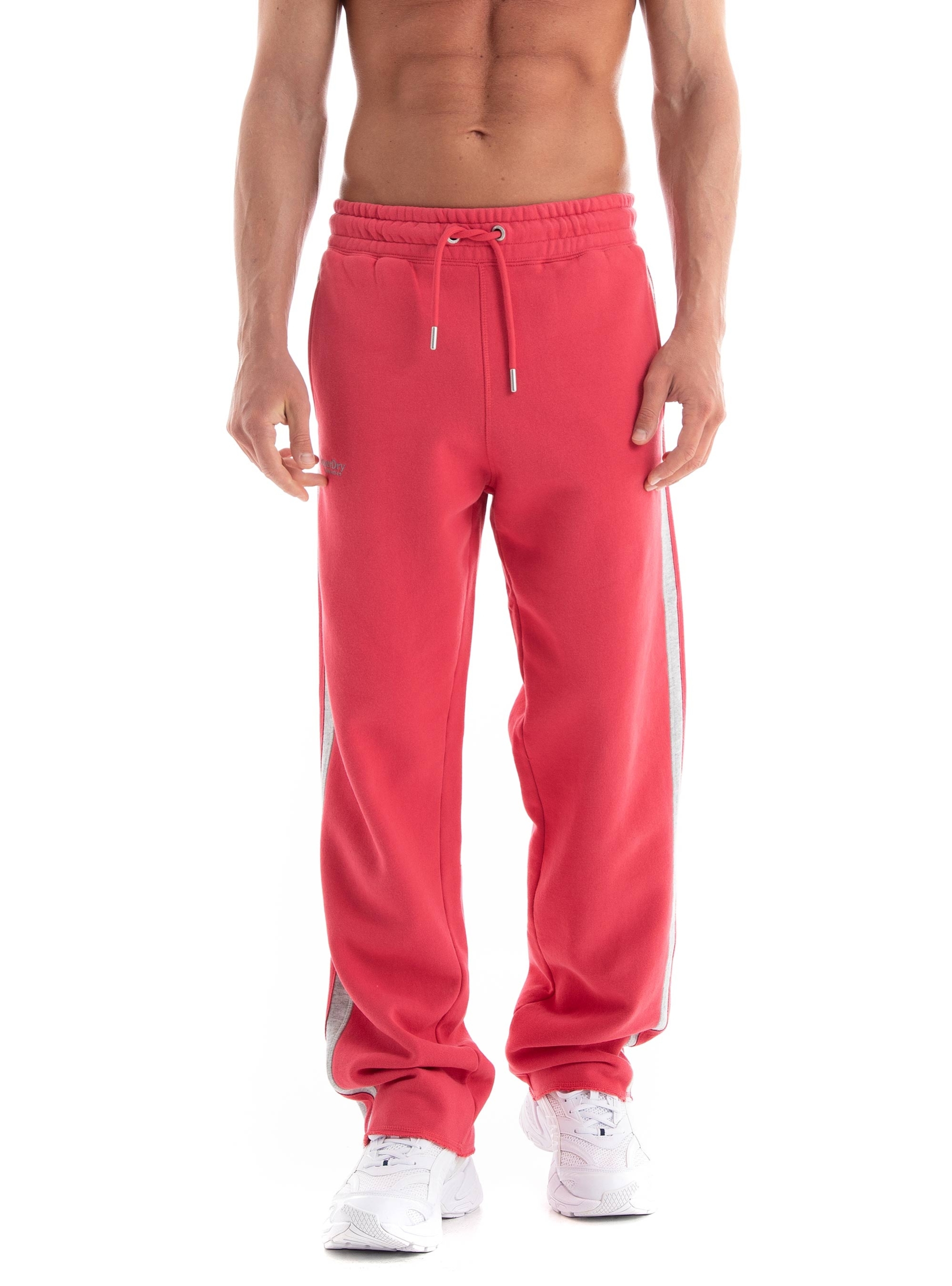 Superdry D2 Ovin Essential Straight Jogger Pants - Red