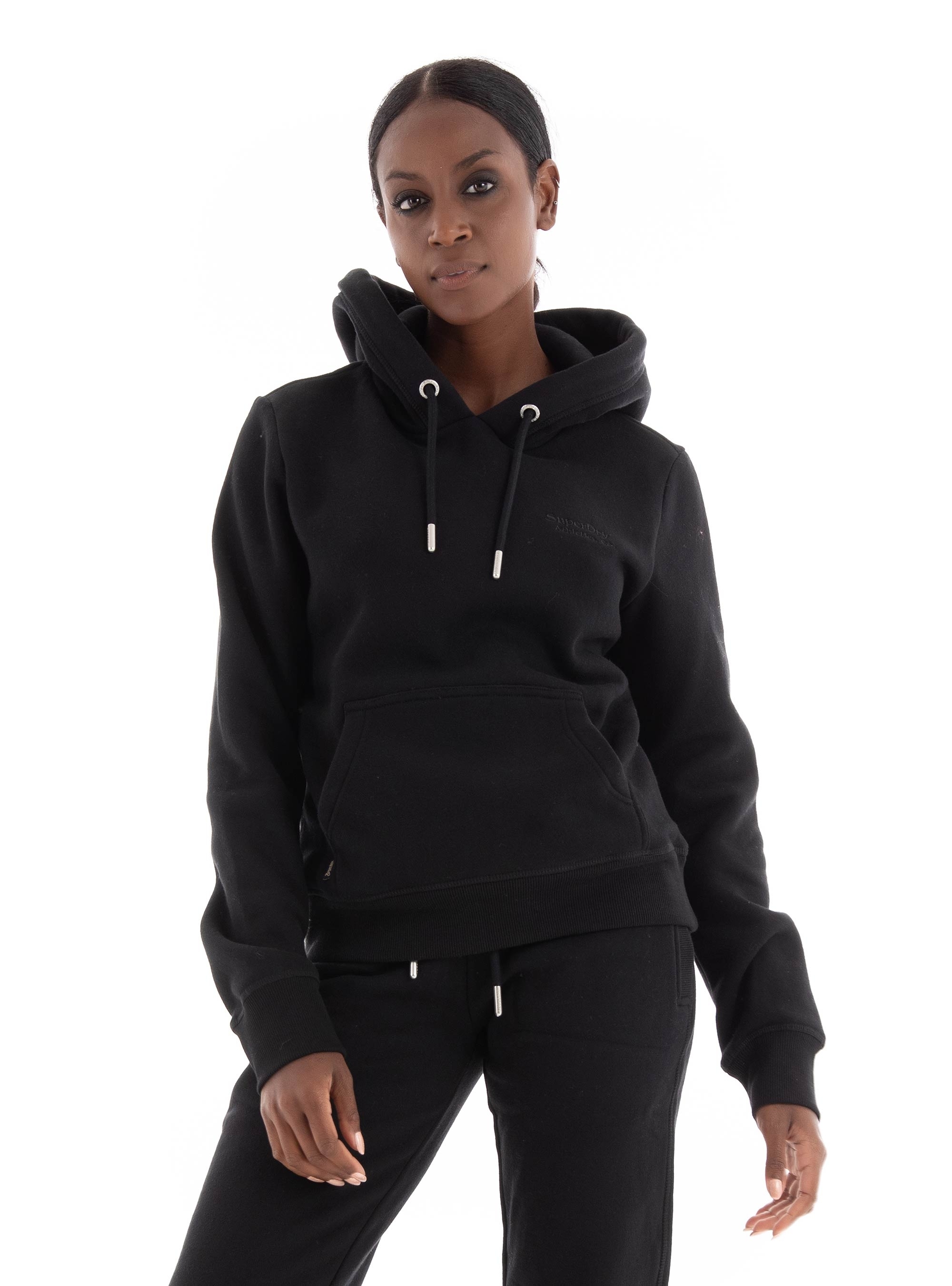 Superdry Essential Logo Hoodie - Black