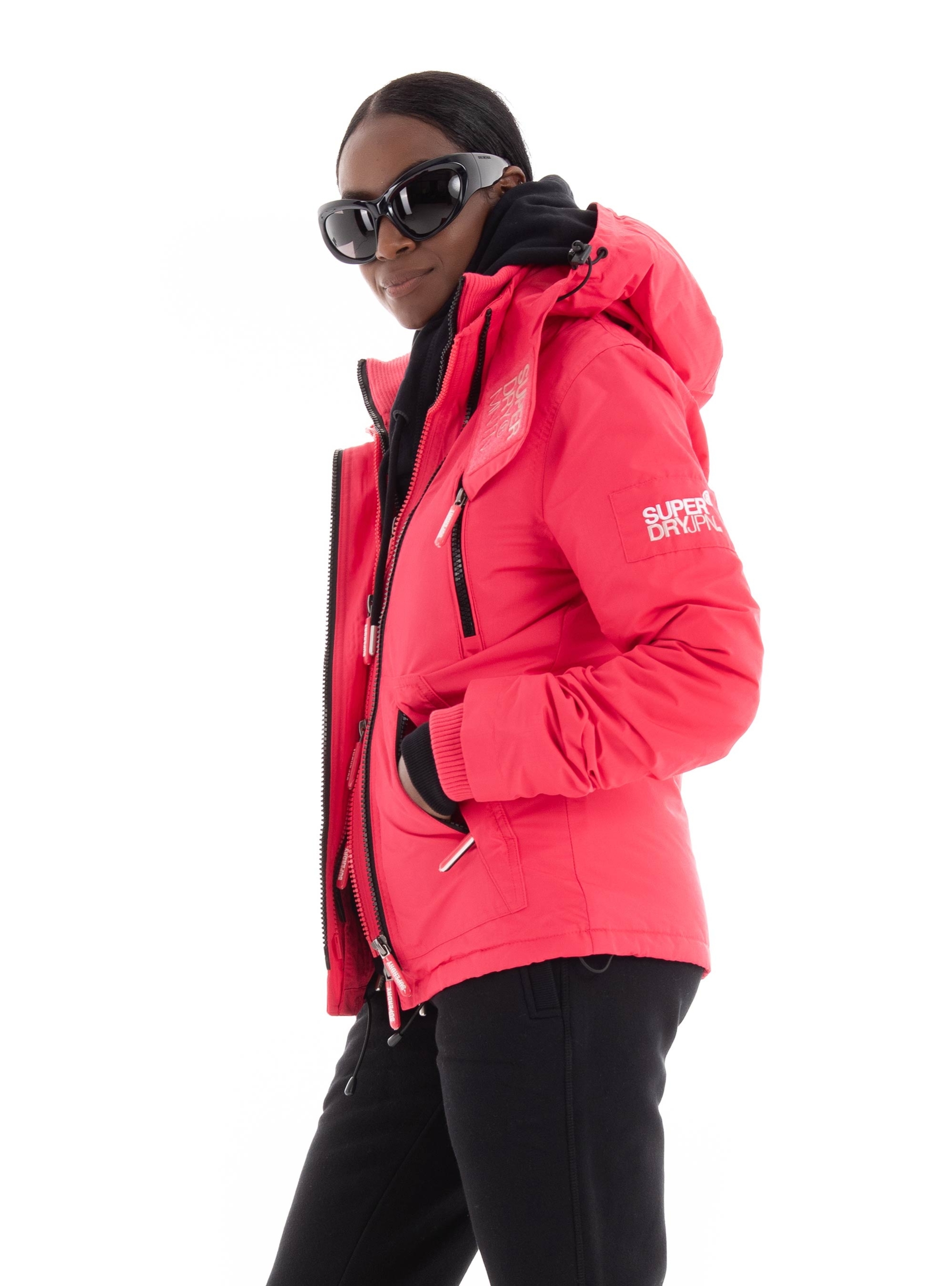 Superdry D5 Mountain Windcheater Jacket - Coral
