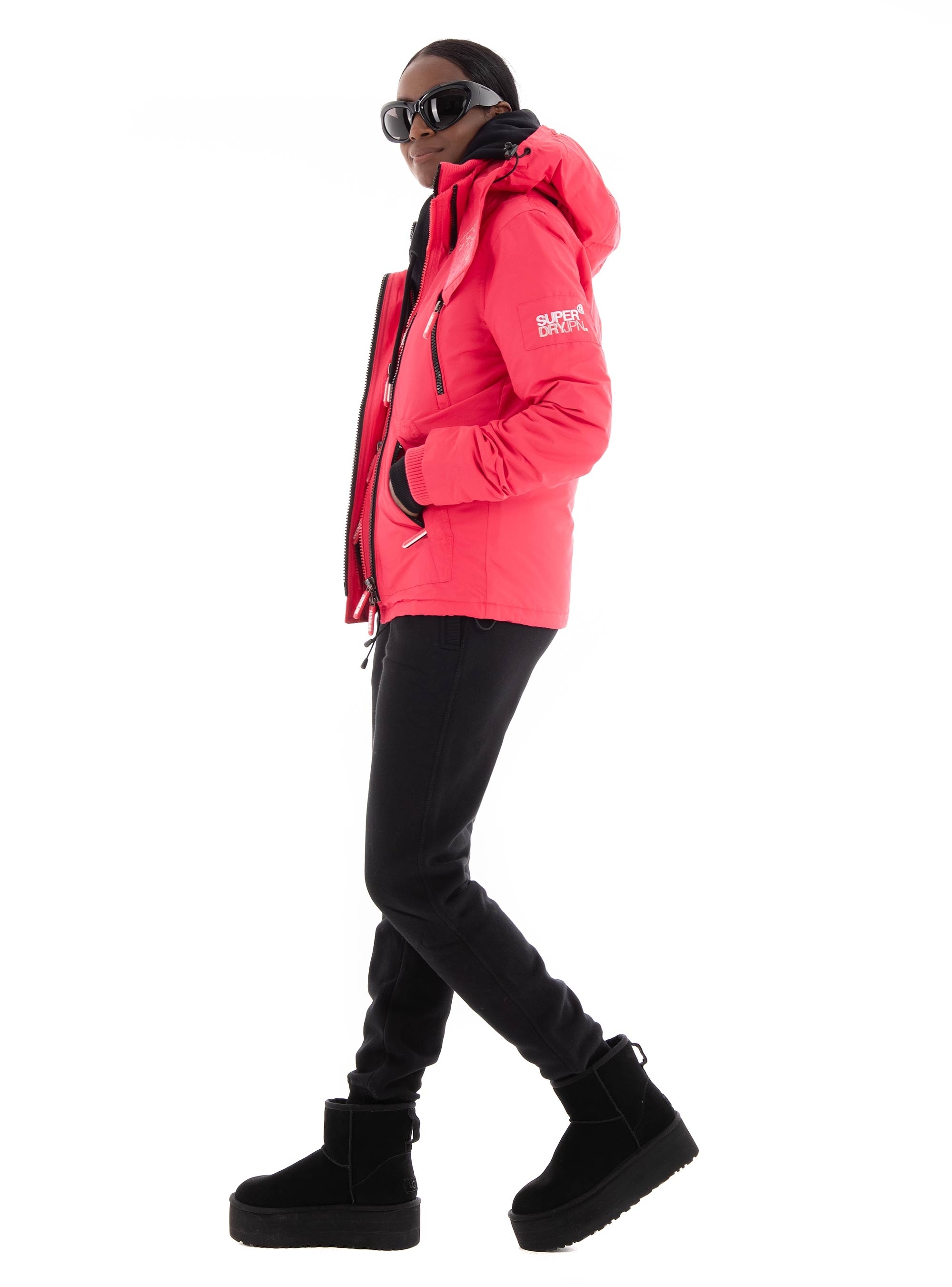 Superdry D5 Mountain Windcheater Jacket - Coral