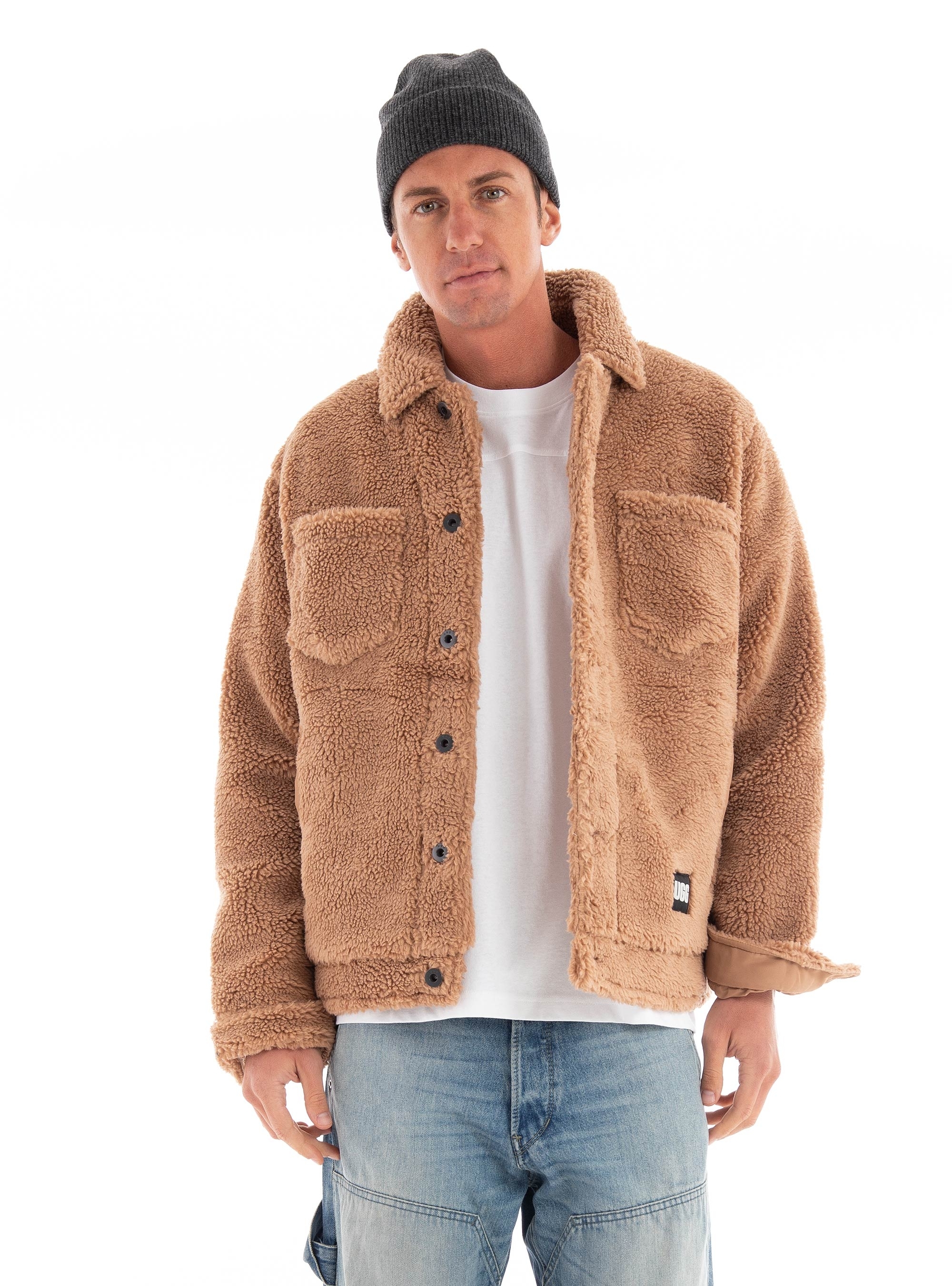 Ugg Janson Sherpa Trucker Jacket - Light Brown