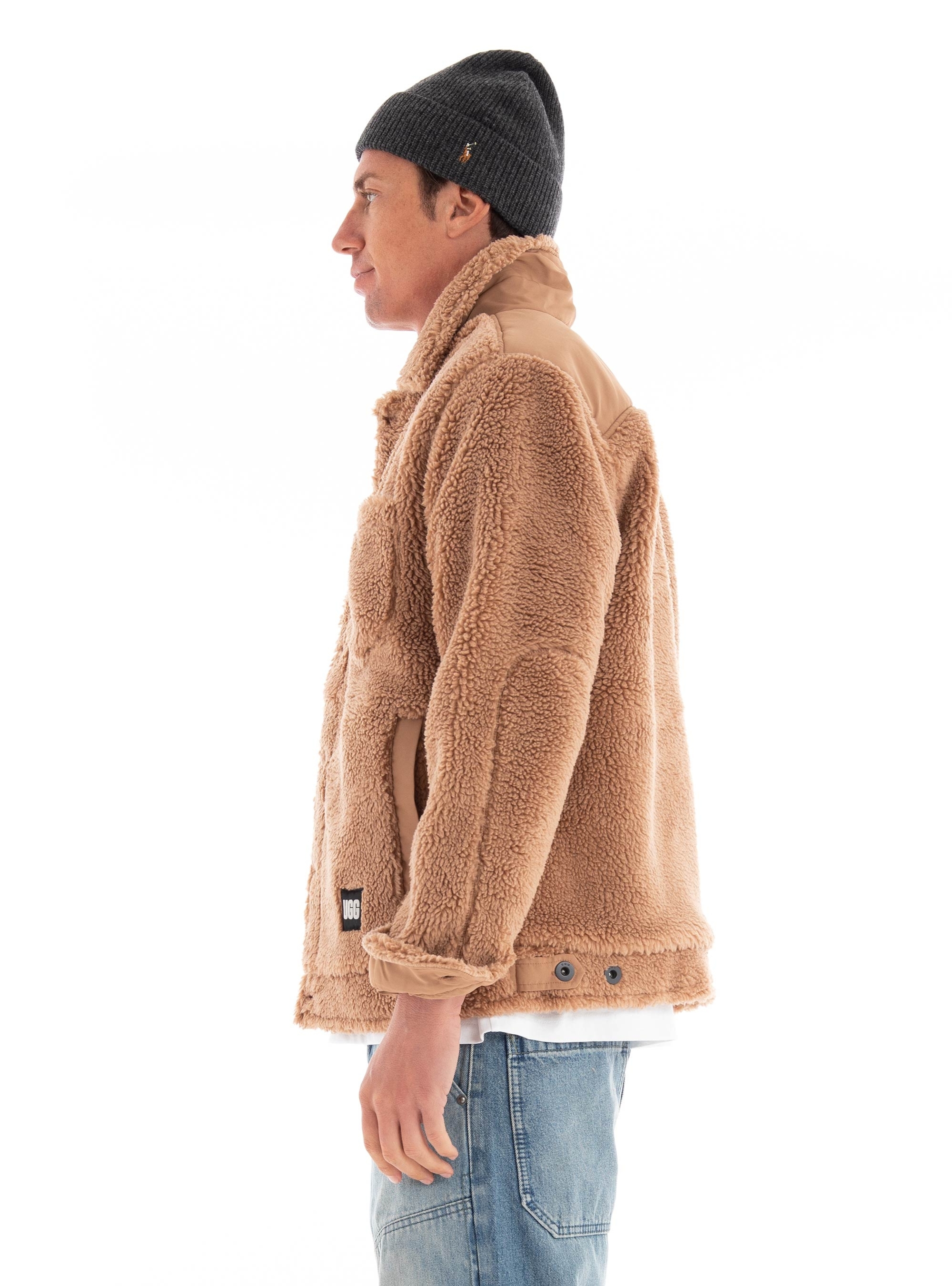 Ugg Janson Sherpa Trucker Jacket - Light Brown