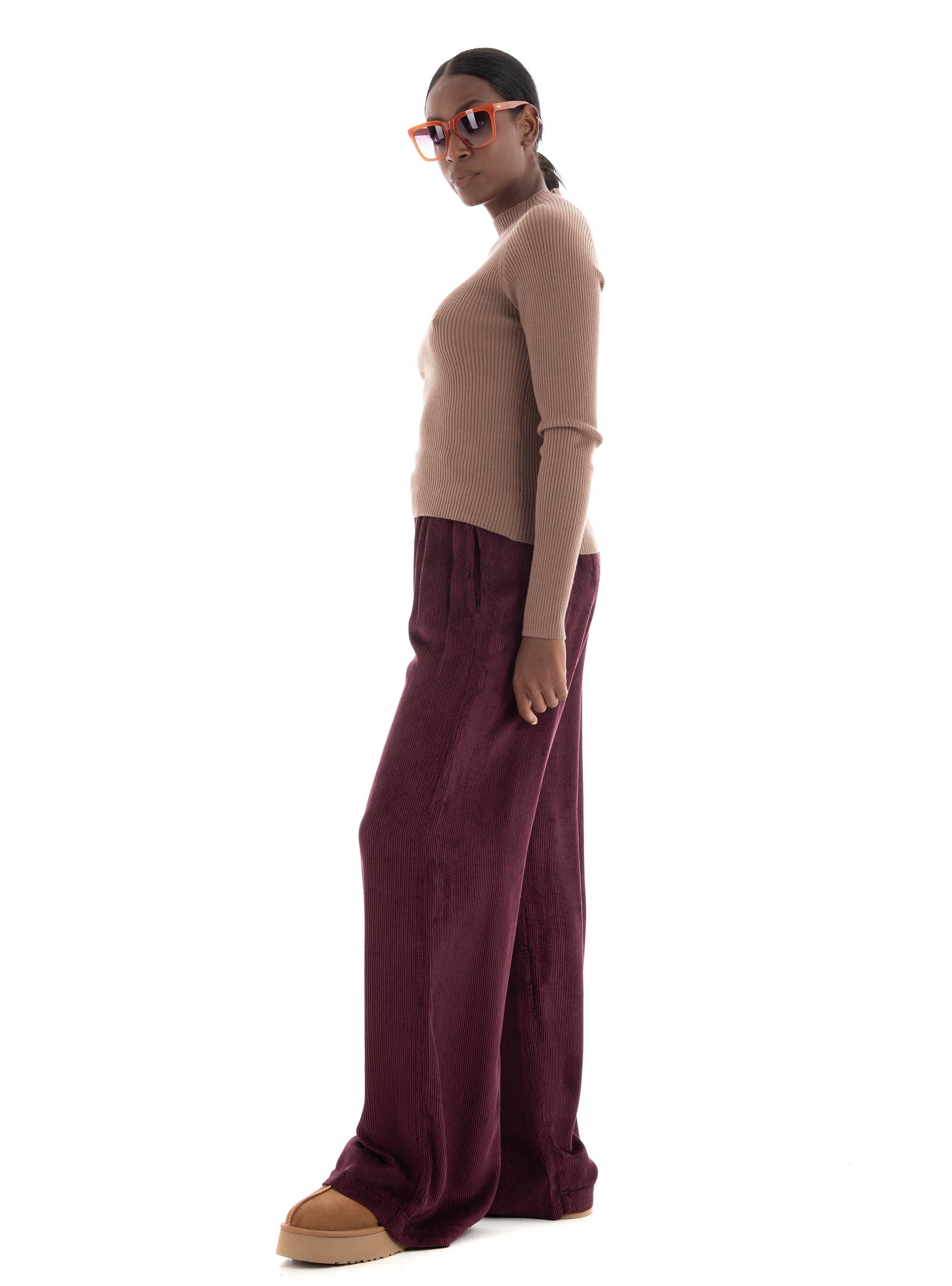 Vero Moda Evie Highneck Knit - Light Brown