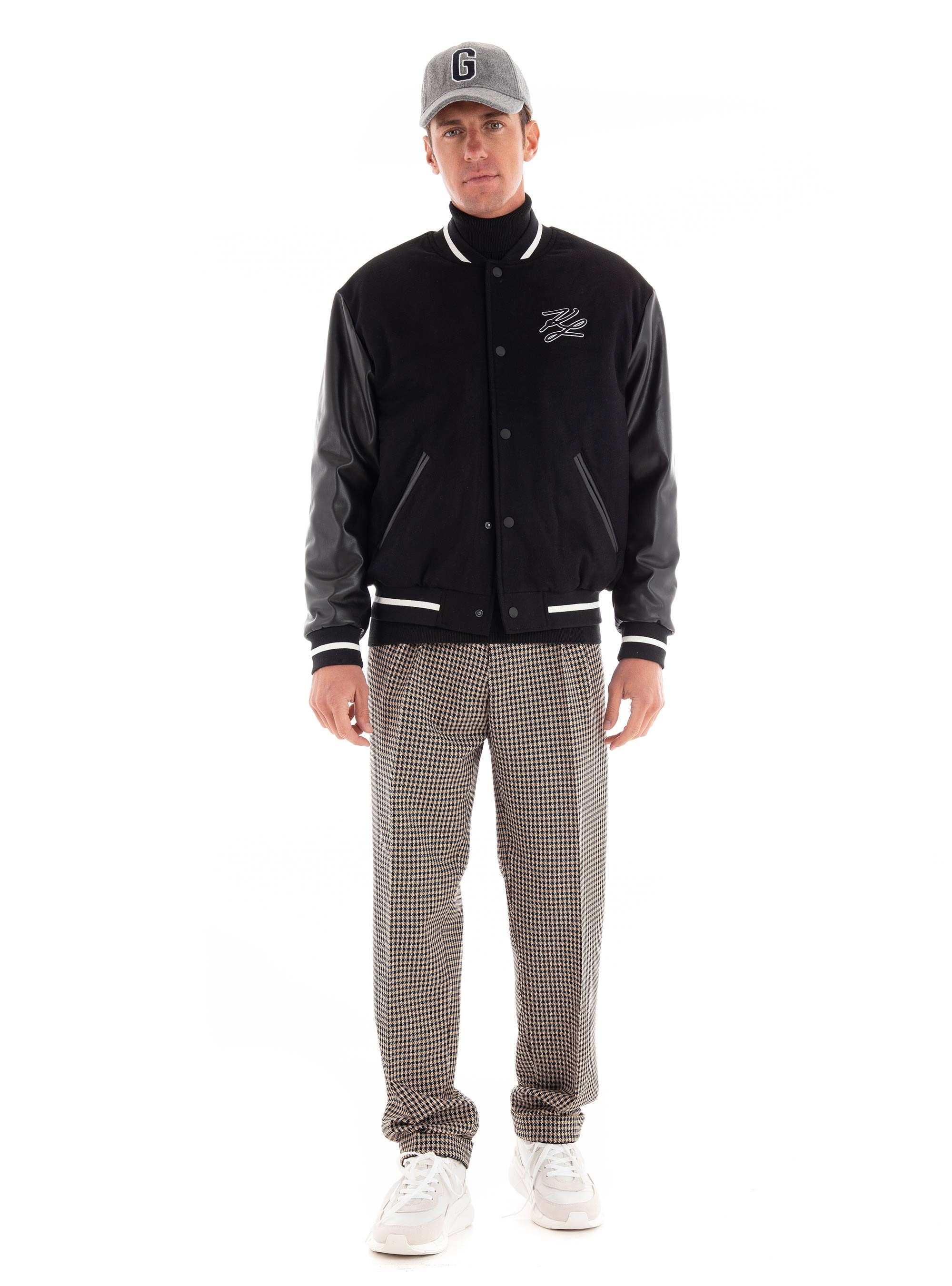 Karl Lagerfeld Bomber Jacket - Black