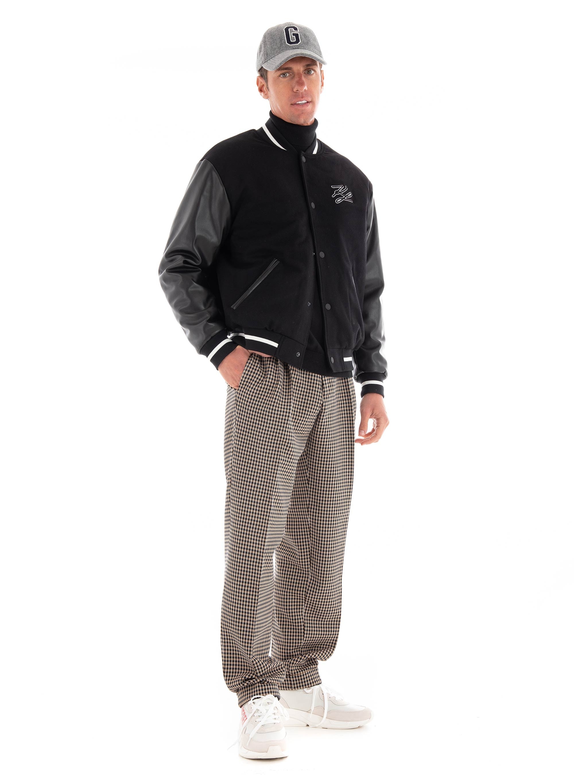 Karl Lagerfeld Bomber Jacket - Black