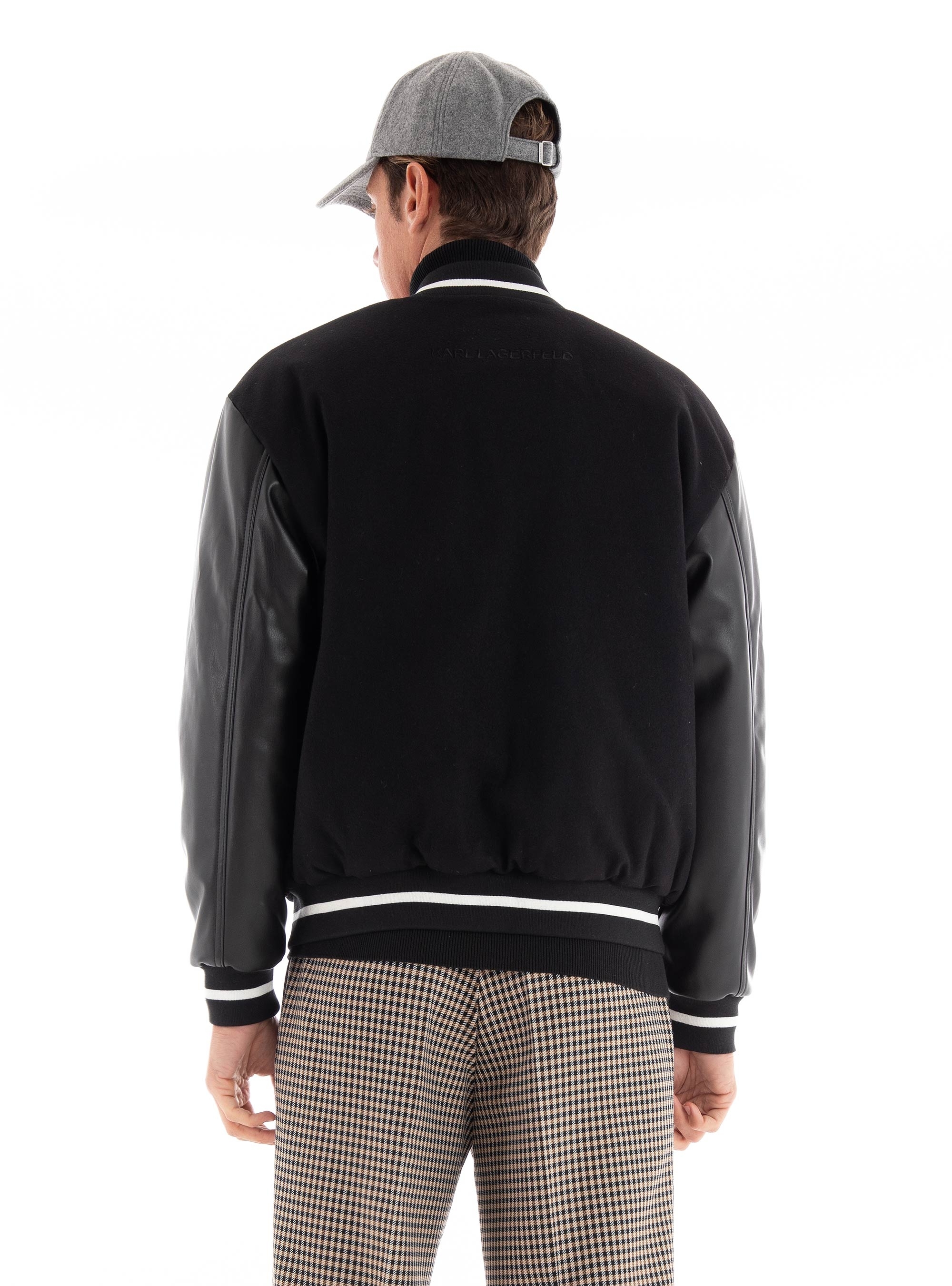 Karl Lagerfeld Bomber Jacket - Black