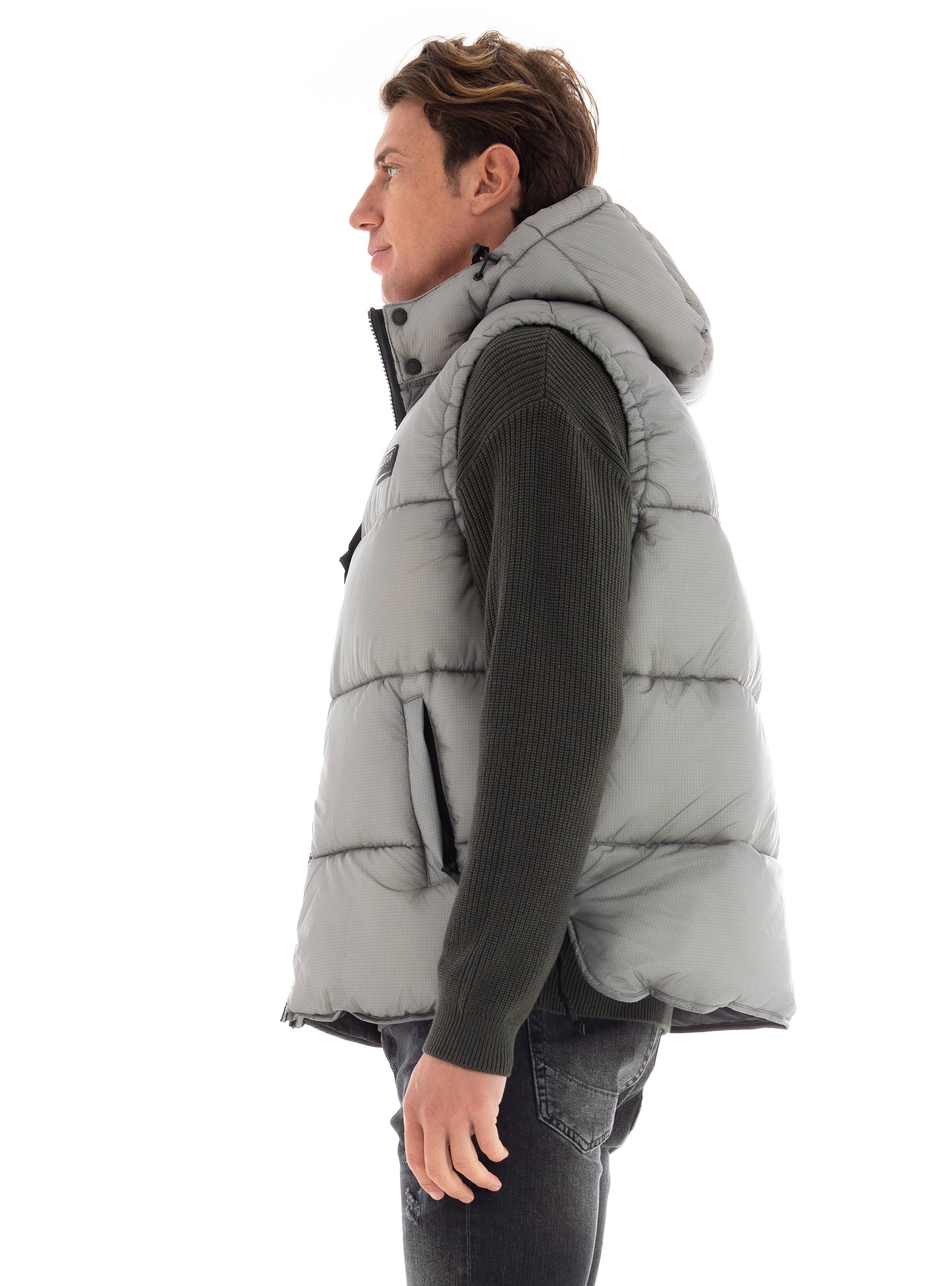 Barbour International Driesh Quilted Gilet - Grey