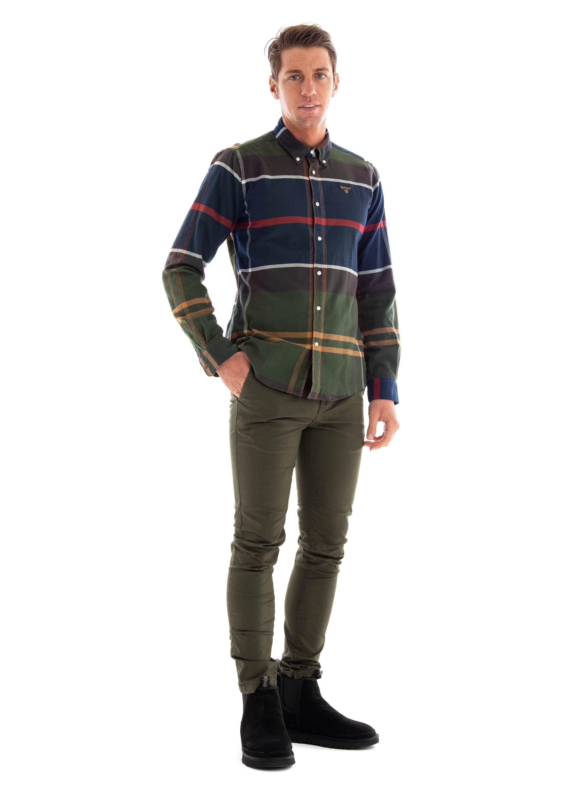 Scotch & Soda Mott Super Slim Fit Chino Pants - Olive